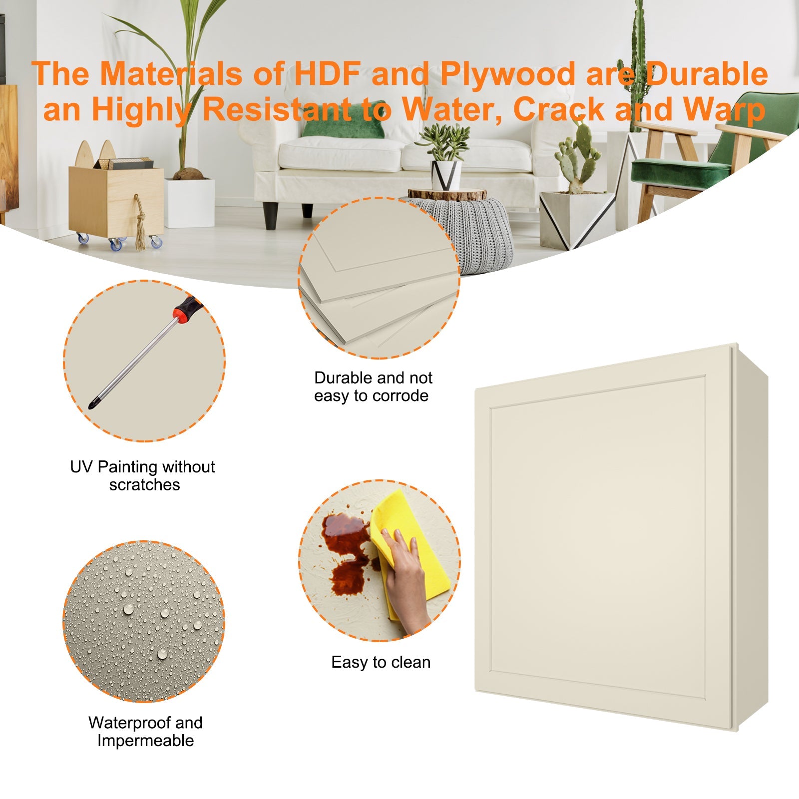 12"D*21"W*30"H Birch Solid Wood Medicine Cabinet Wall Mounted W2130