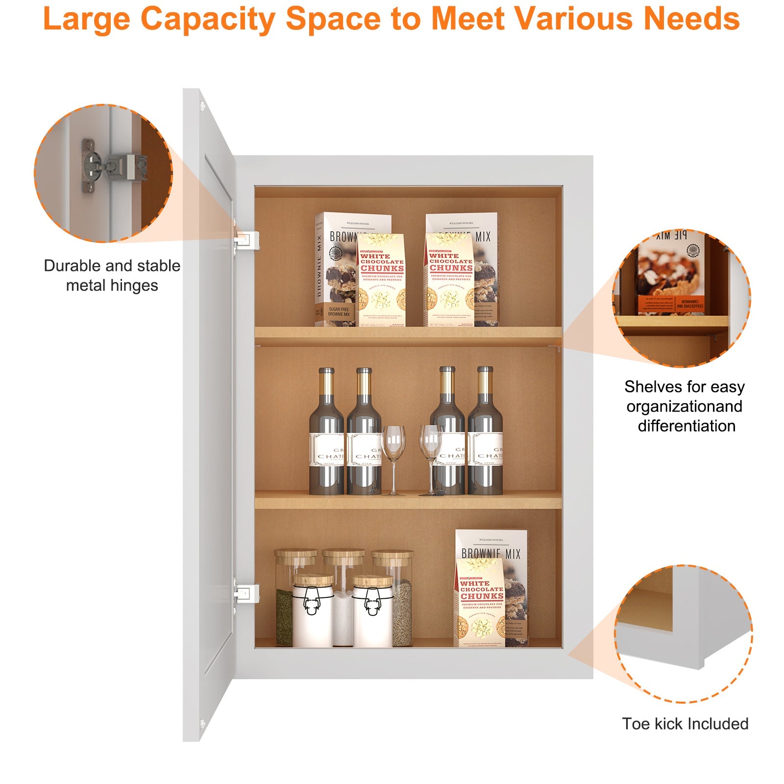 12"D*21"W*30"H Birch Solid Wood Medicine Cabinet Wall Mounted W2130