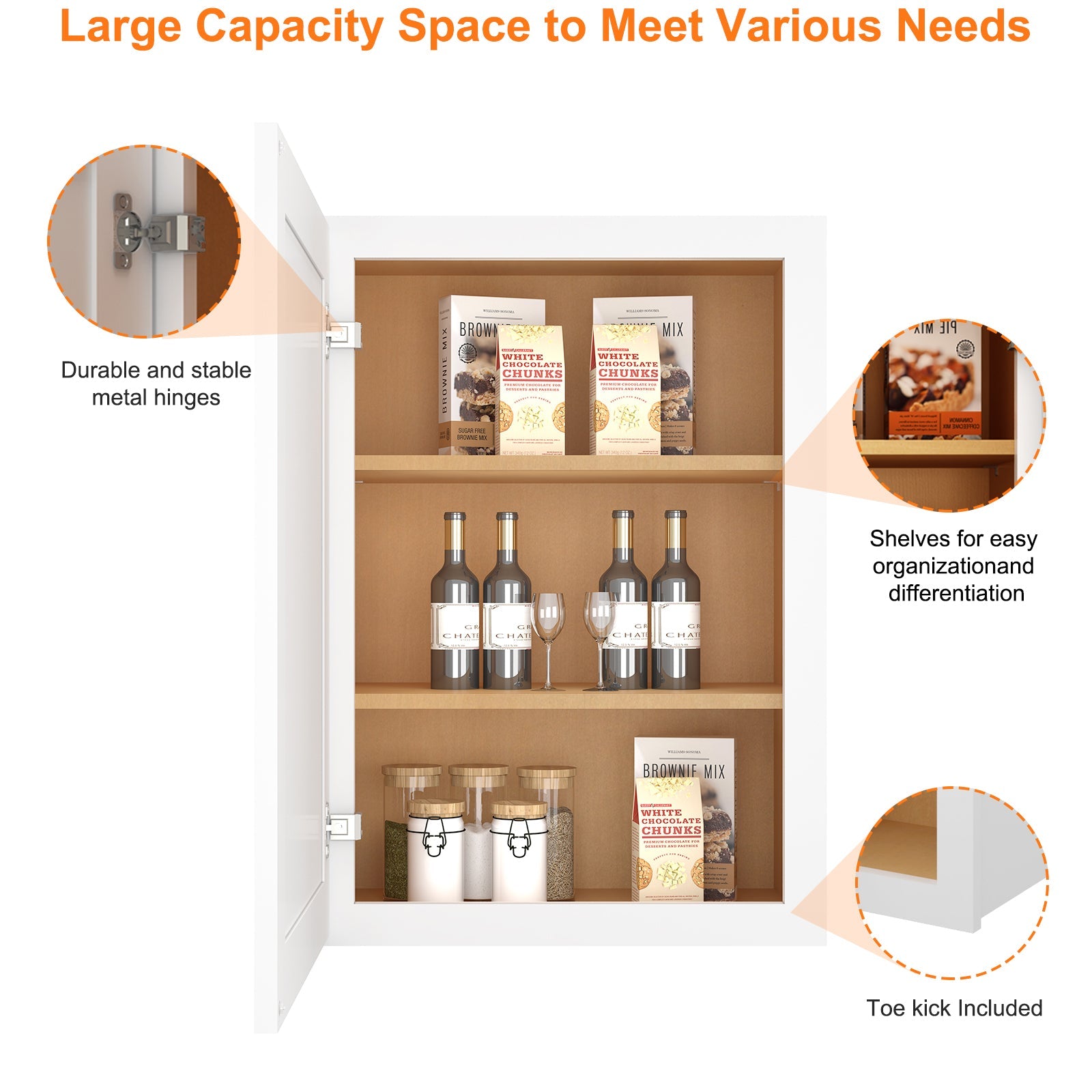 12"D*21"W*30"H Birch Solid Wood Medicine Cabinet Wall Mounted W2130