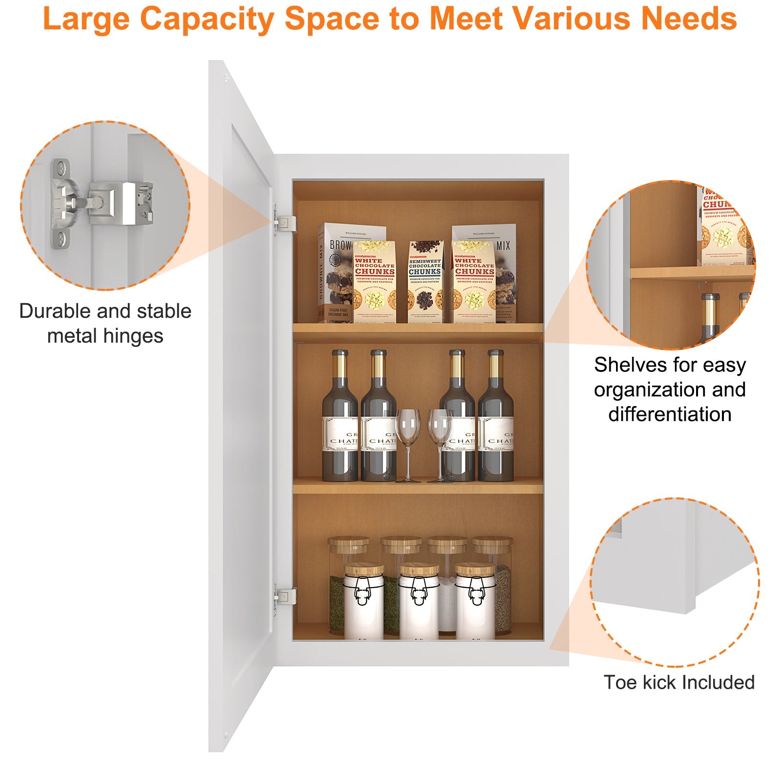 12"D*21"W*36"H Birch Solid Wood Medicine Cabinet Wall Mounted W2136