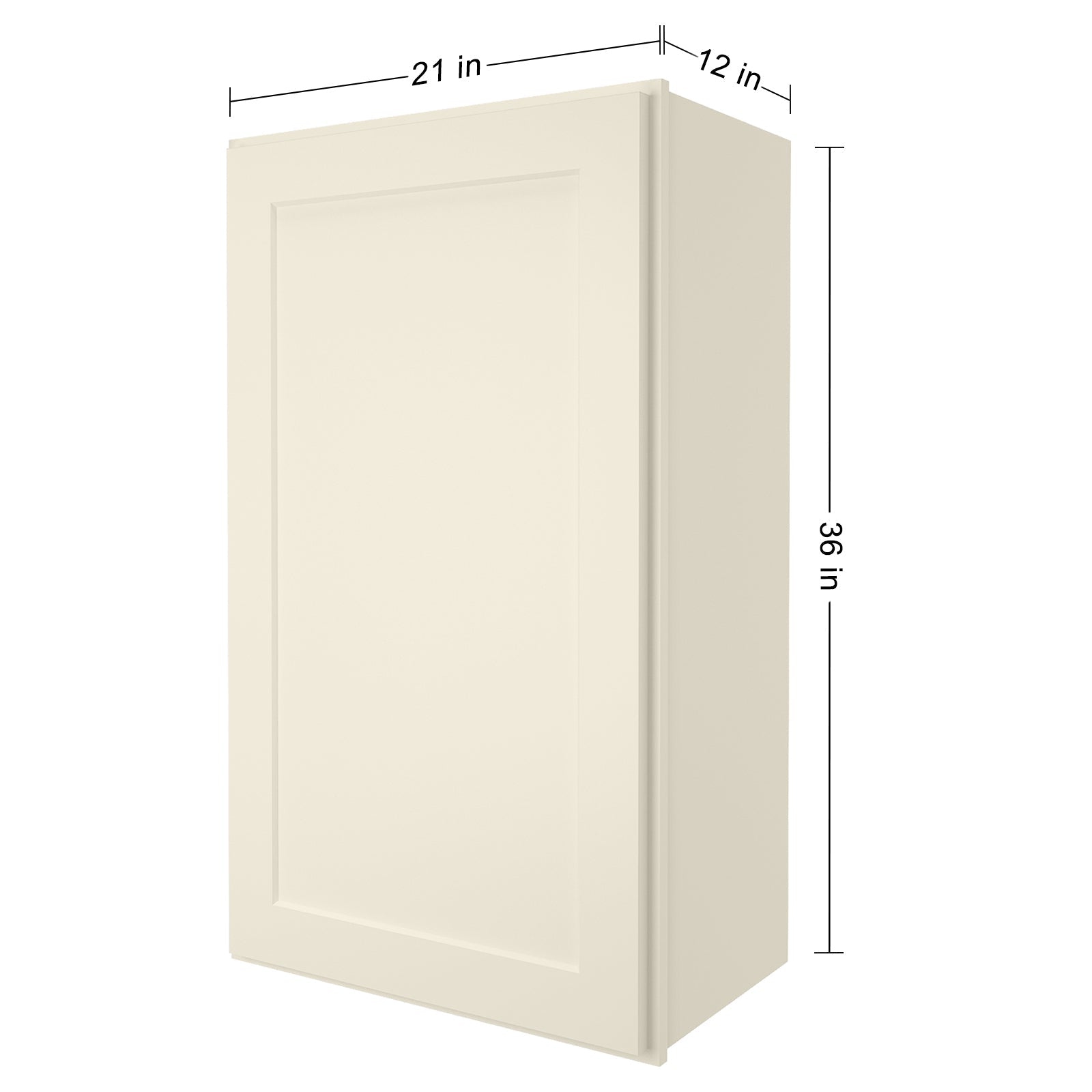 12"D*21"W*36"H Birch Solid Wood Medicine Cabinet Wall Mounted W2136