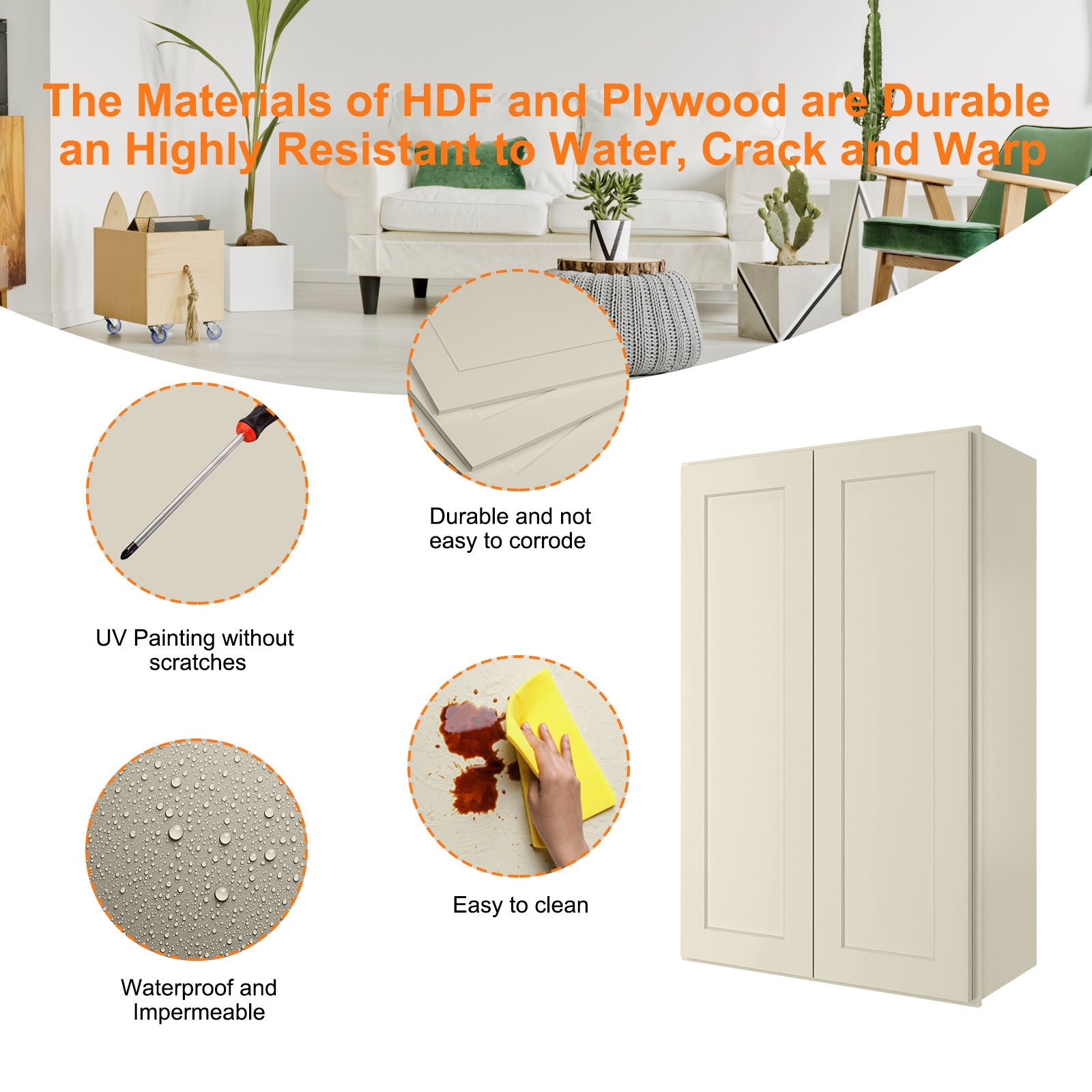 24"D*24"W*42"H Birch Solid Wood Medicine Cabinet Wall Mounted W2442