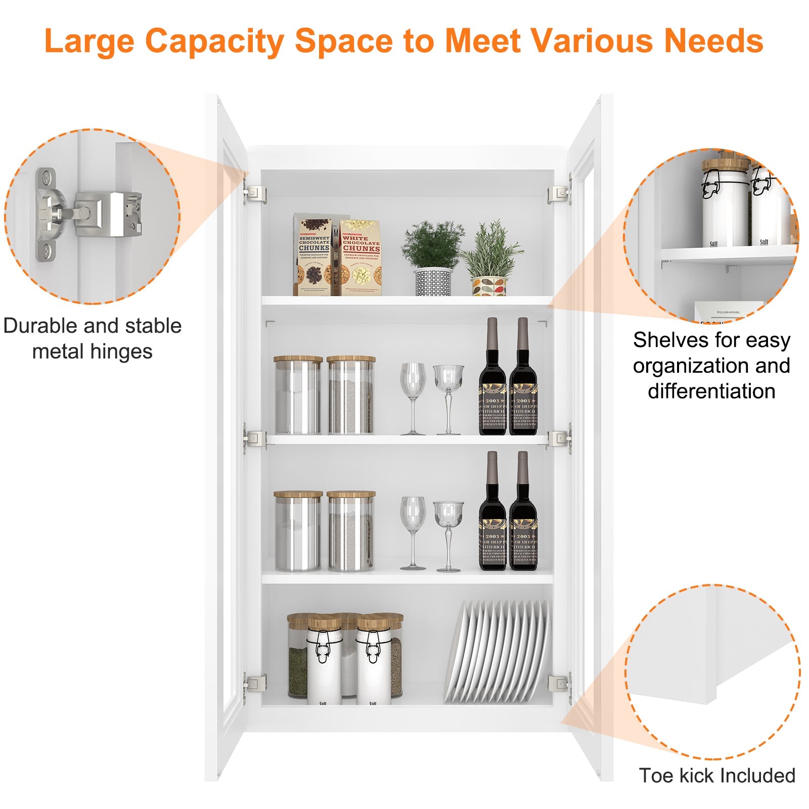 12"D*24"W*42"H Birch Solid Wood Medicine Cabinet Wall Mounted W2442GD