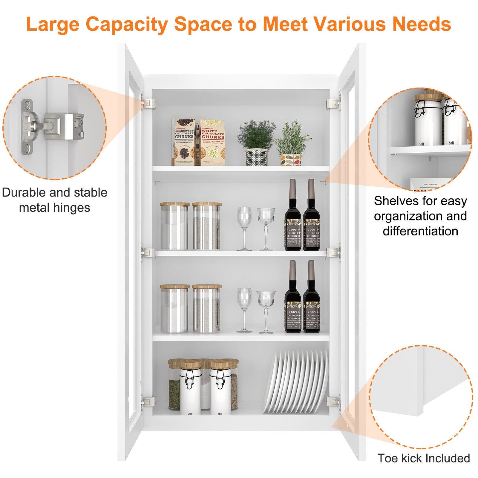 12"D*24"W*42"H Birch Solid Wood Medicine Cabinet Wall Mounted W2442GD