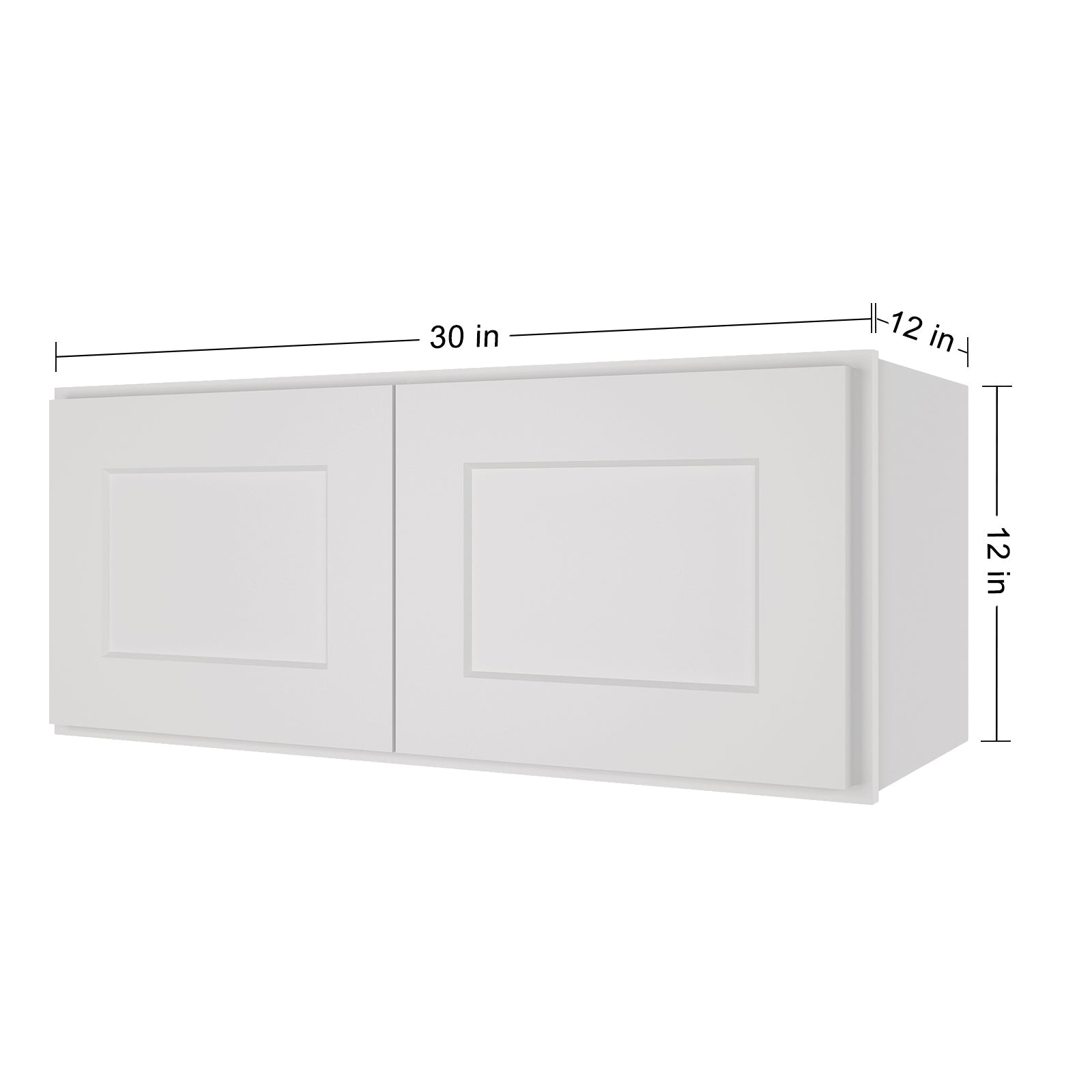 12"D*30"W*12"H Birch Solid Wood Medicine Cabinet Wall Mounted W3012