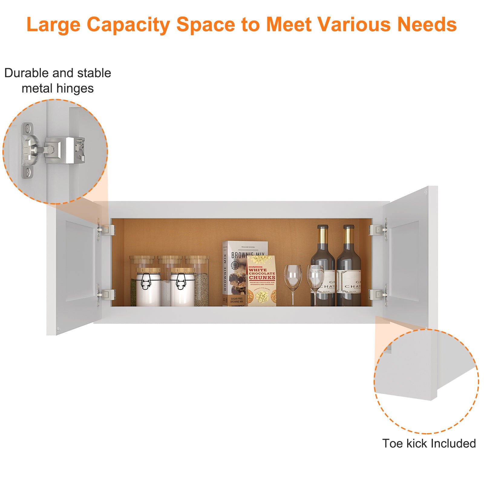 12"D*30"W*12"H Birch Solid Wood Medicine Cabinet Wall Mounted W3012