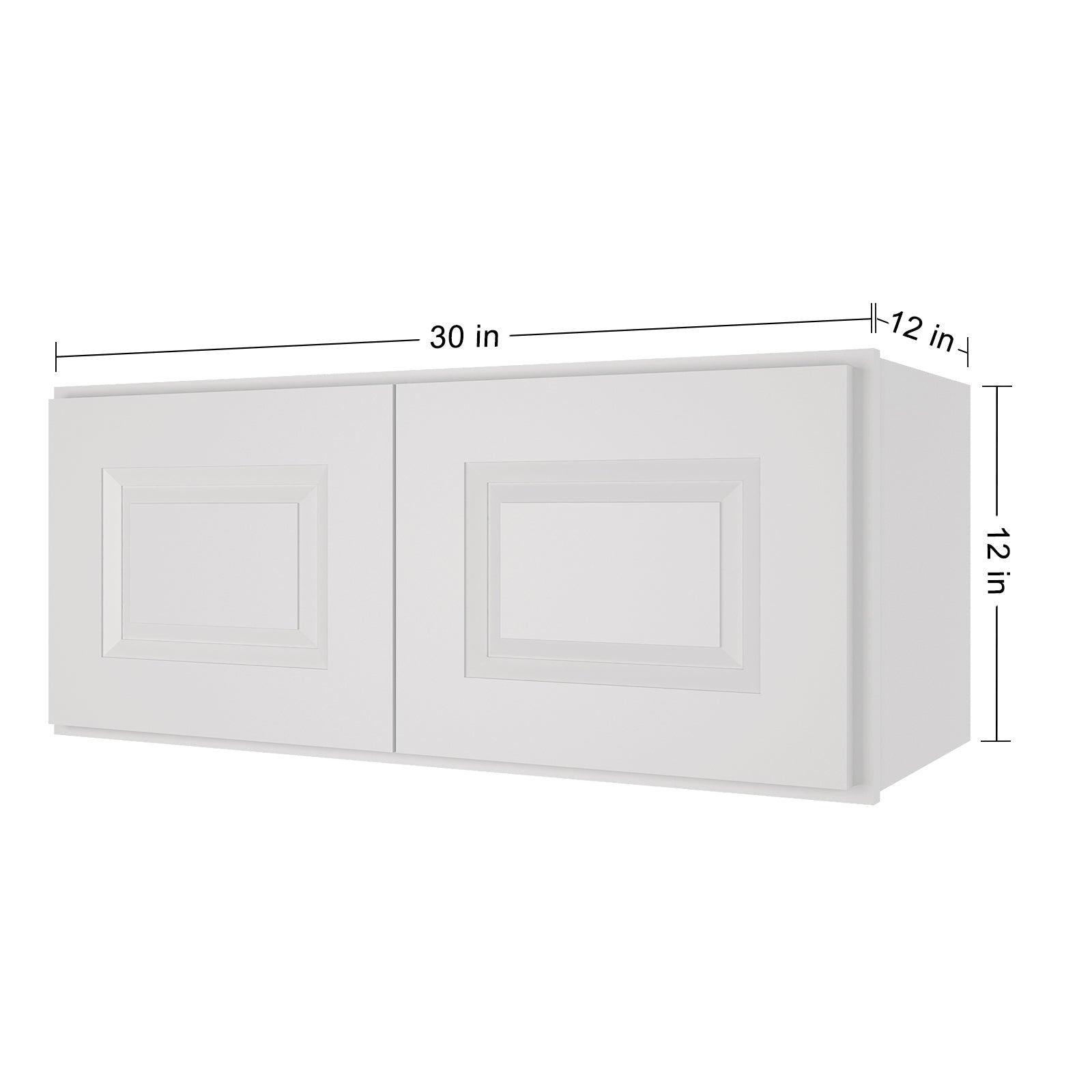 12"D*30"W*12"H Birch Solid Wood Medicine Cabinet Wall Mounted W3012
