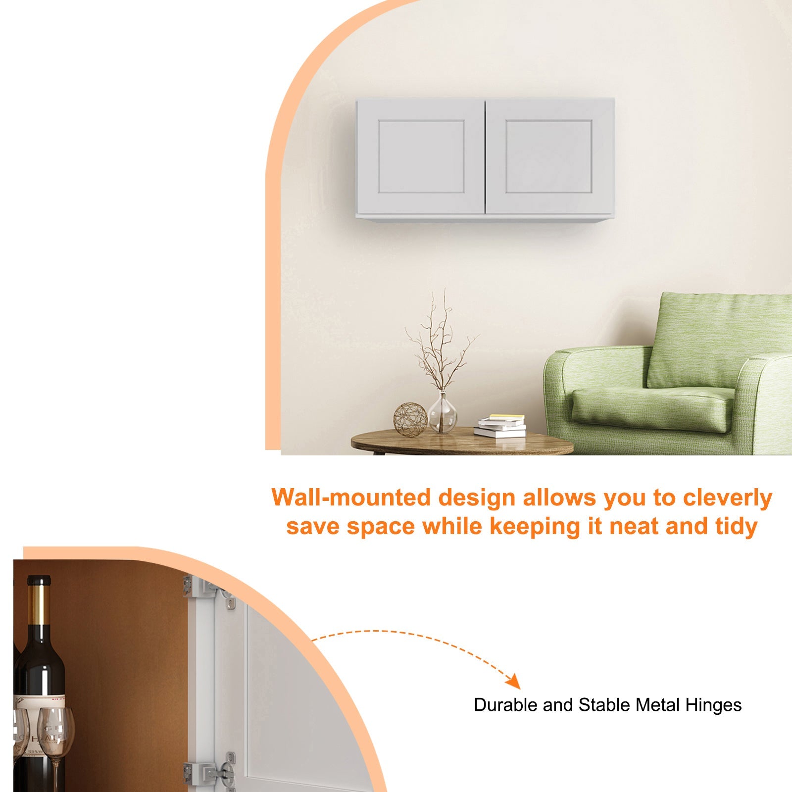 24"D*30"W*12"H Birch Solid Wood Medicine Cabinet Wall Mounted W301224