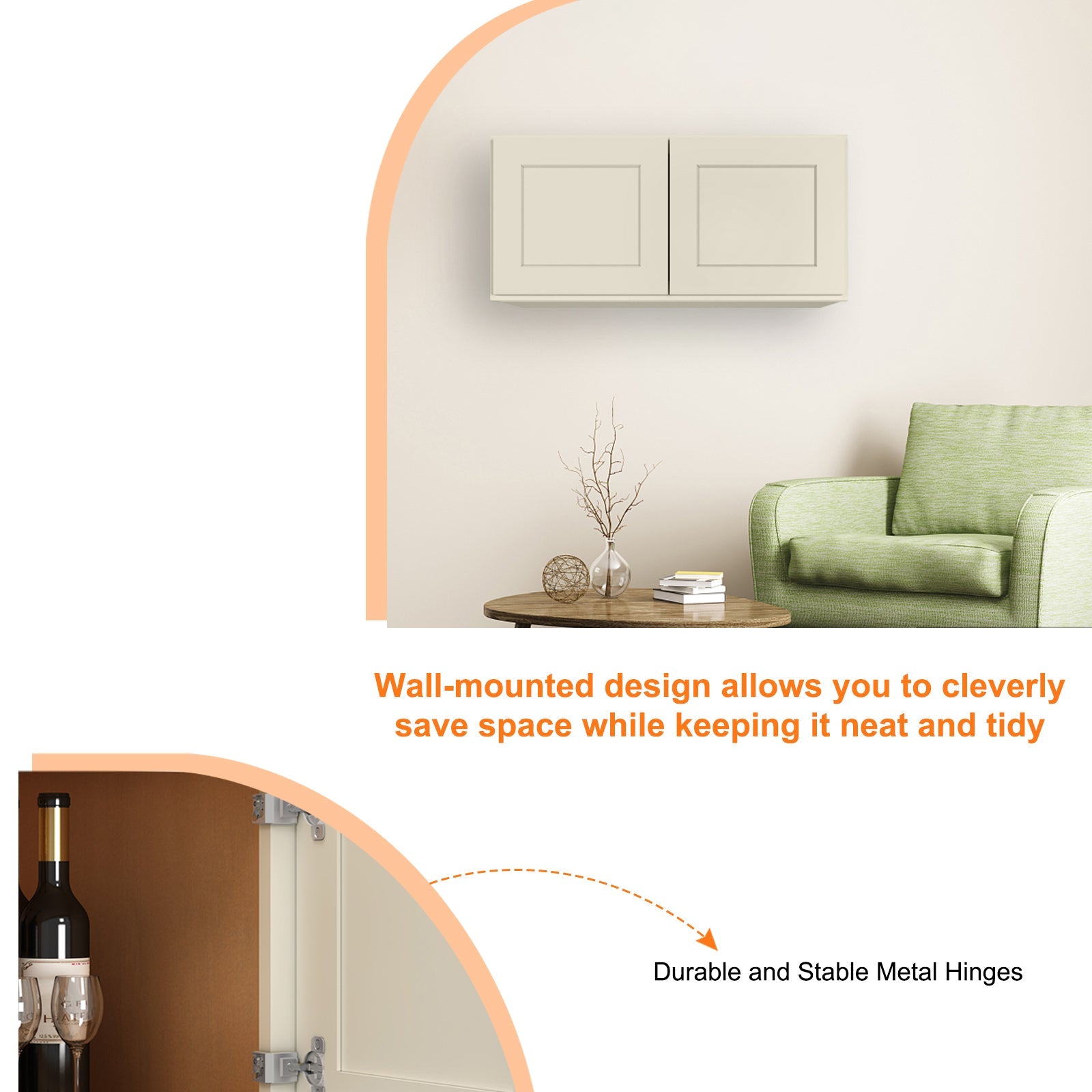 24"D*30"W*12"H Birch Solid Wood Medicine Cabinet Wall Mounted W301224