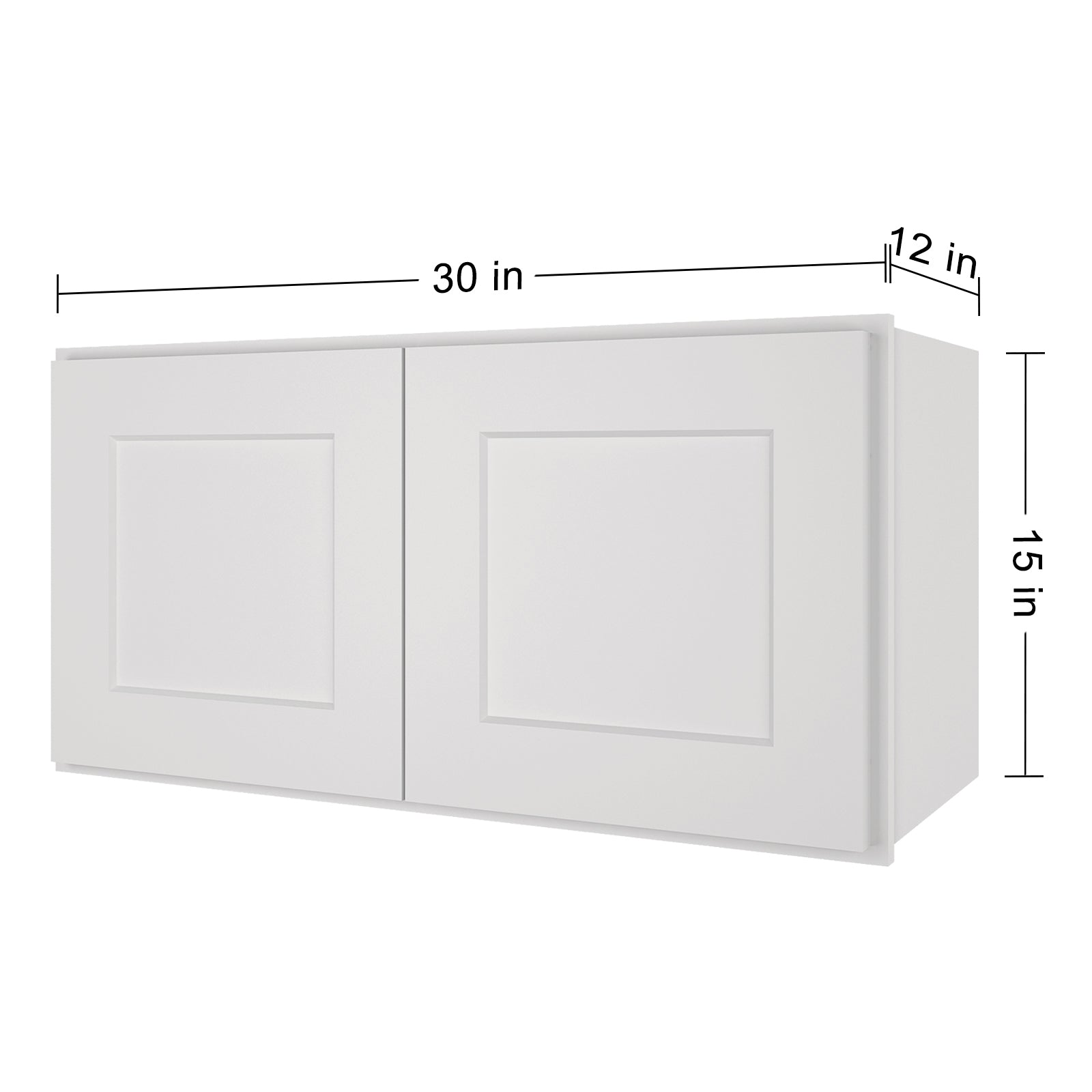 12"D*30"W*15"H Birch Solid Wood Medicine Cabinet Wall Mounted W3015