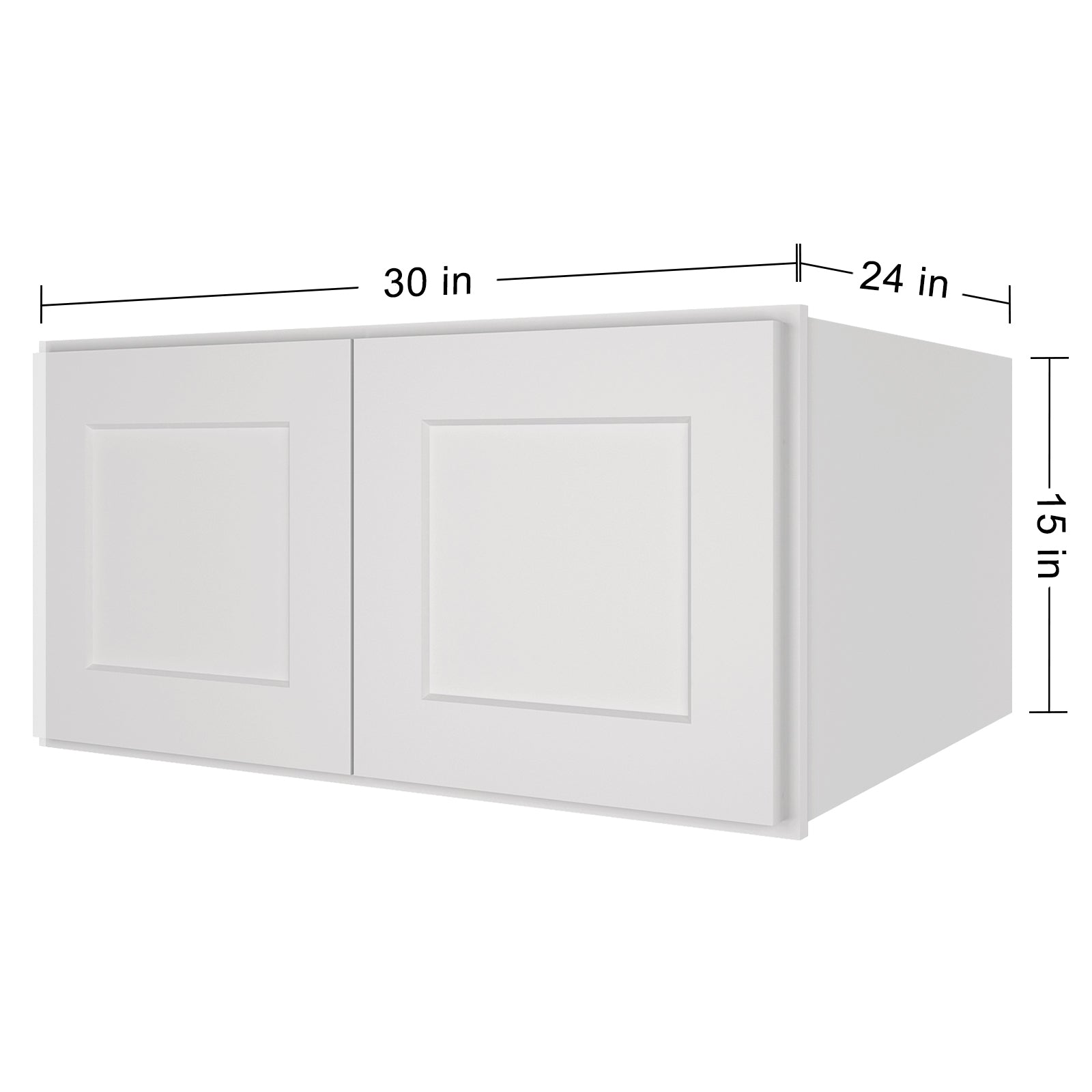 24"D*30"W*15"H Birch Solid Wood Medicine Cabinet Wall Mounted W301524
