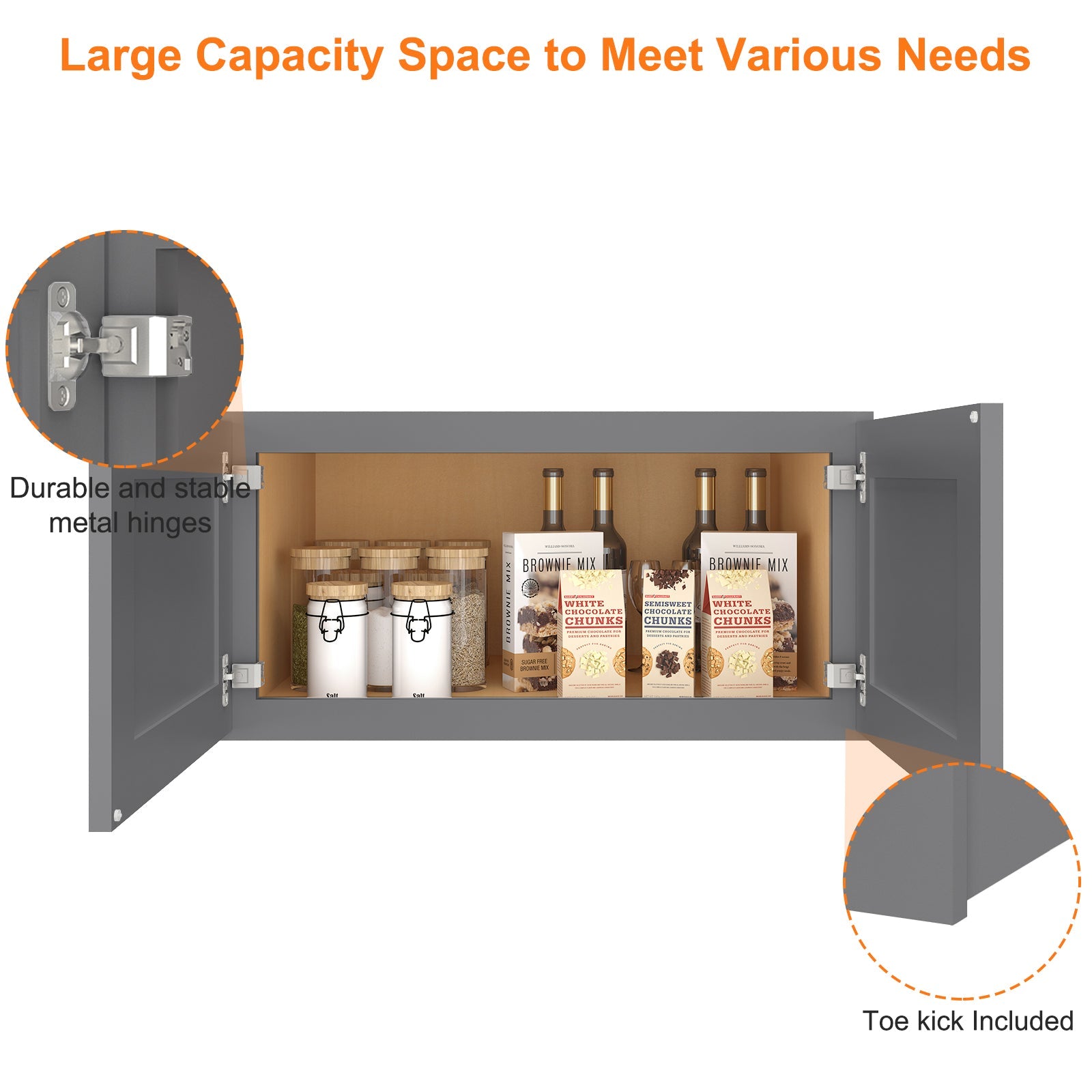 24"D*30"W*15"H Birch Solid Wood Medicine Cabinet Wall Mounted W301524