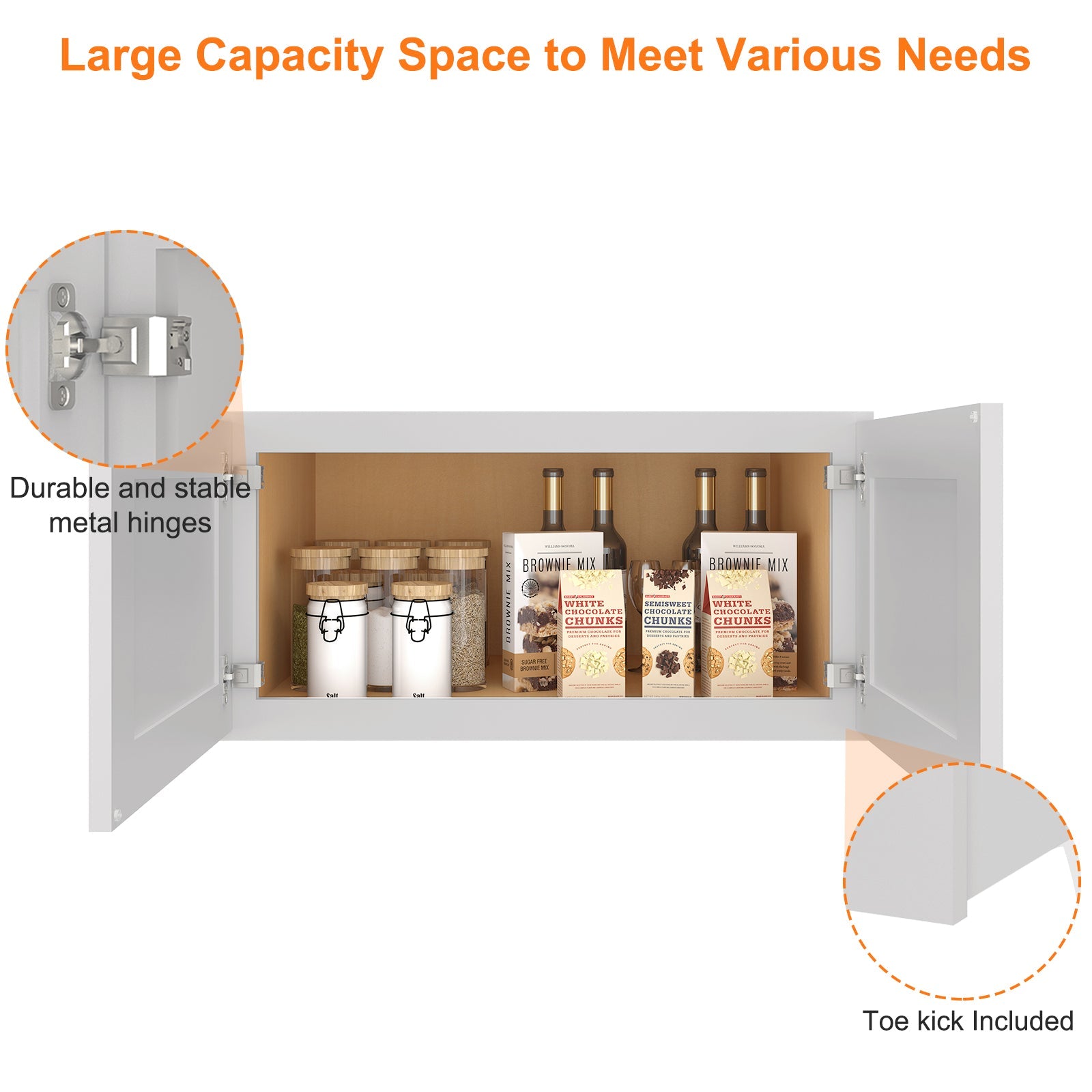 24"D*30"W*15"H Birch Solid Wood Medicine Cabinet Wall Mounted W301524