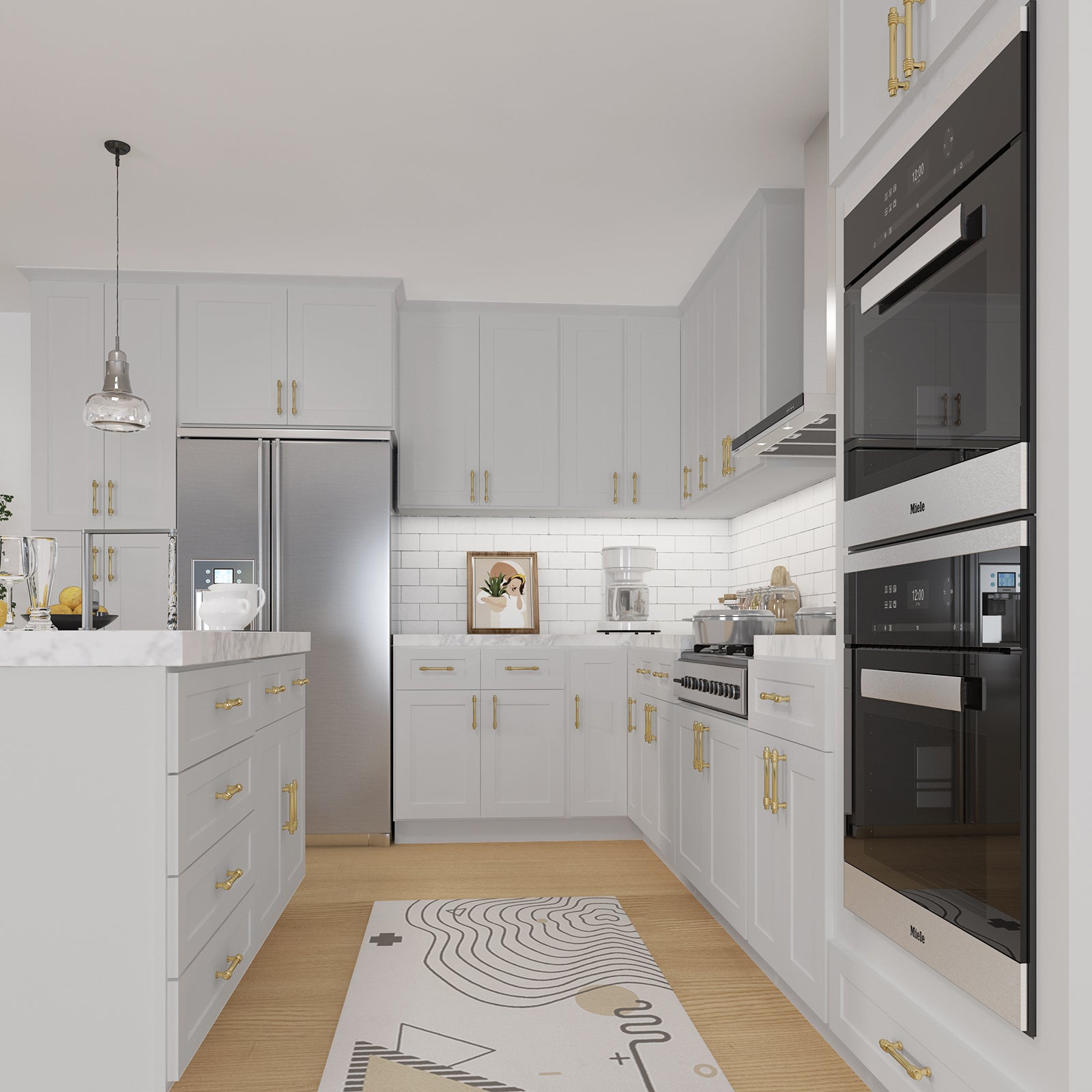 12"D*30"W*18"H Birch Solid Wood Medicine Cabinet Wall Mounted W3018