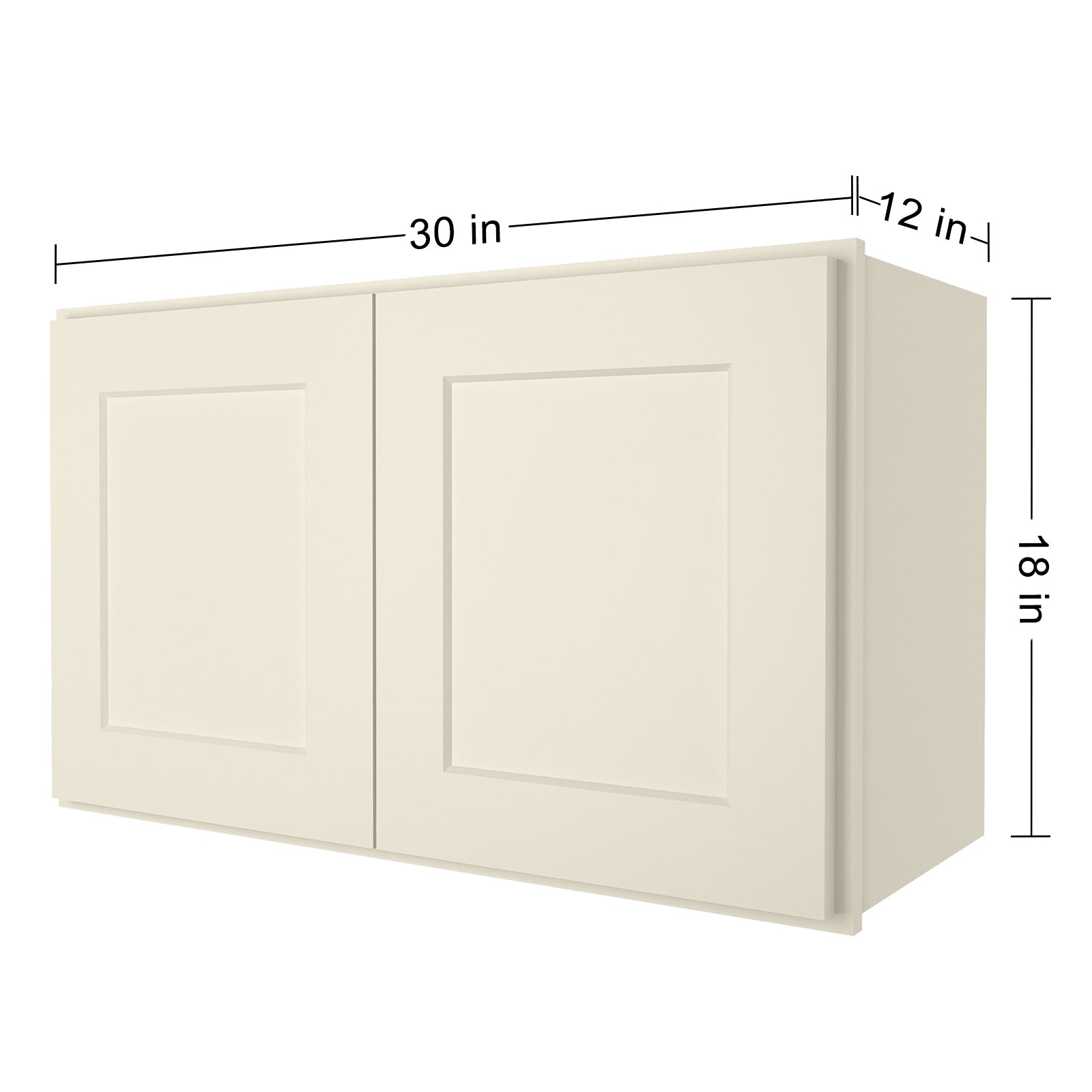 12"D*30"W*18"H Birch Solid Wood Medicine Cabinet Wall Mounted W3018