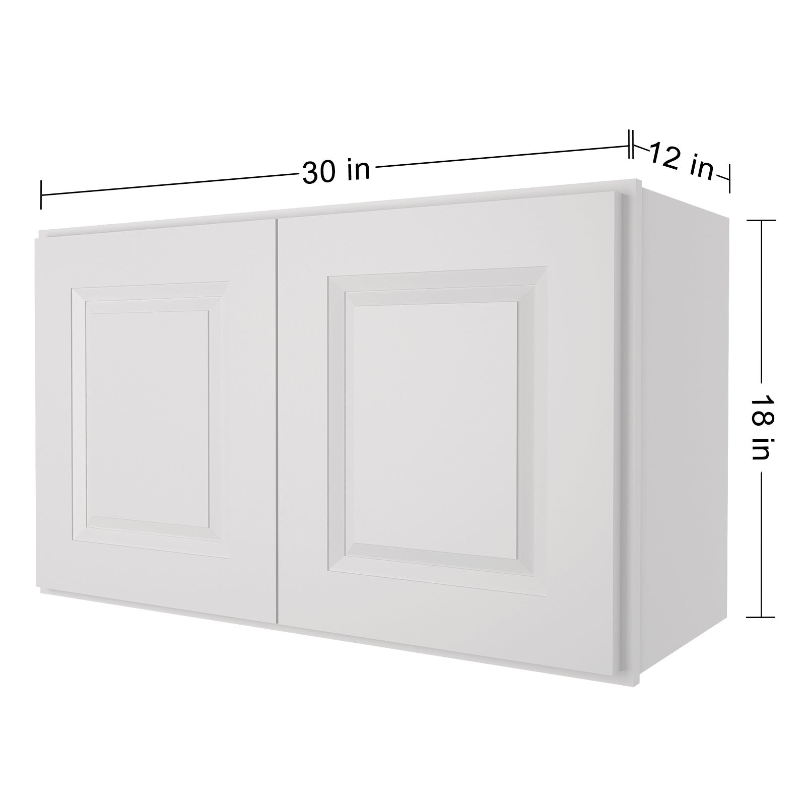 12"D*30"W*18"H Birch Solid Wood Medicine Cabinet Wall Mounted W3018