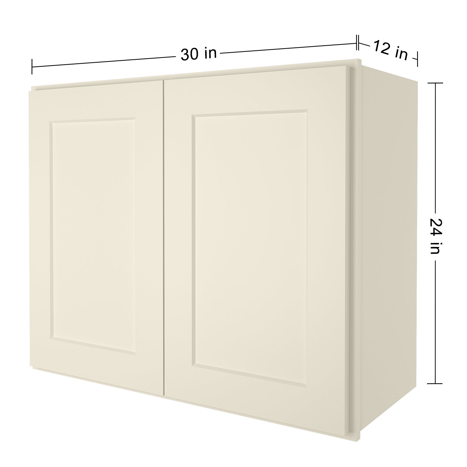 12"D*30"W*24"H Birch Solid Wood Medicine Cabinet Wall Mounted W3024
