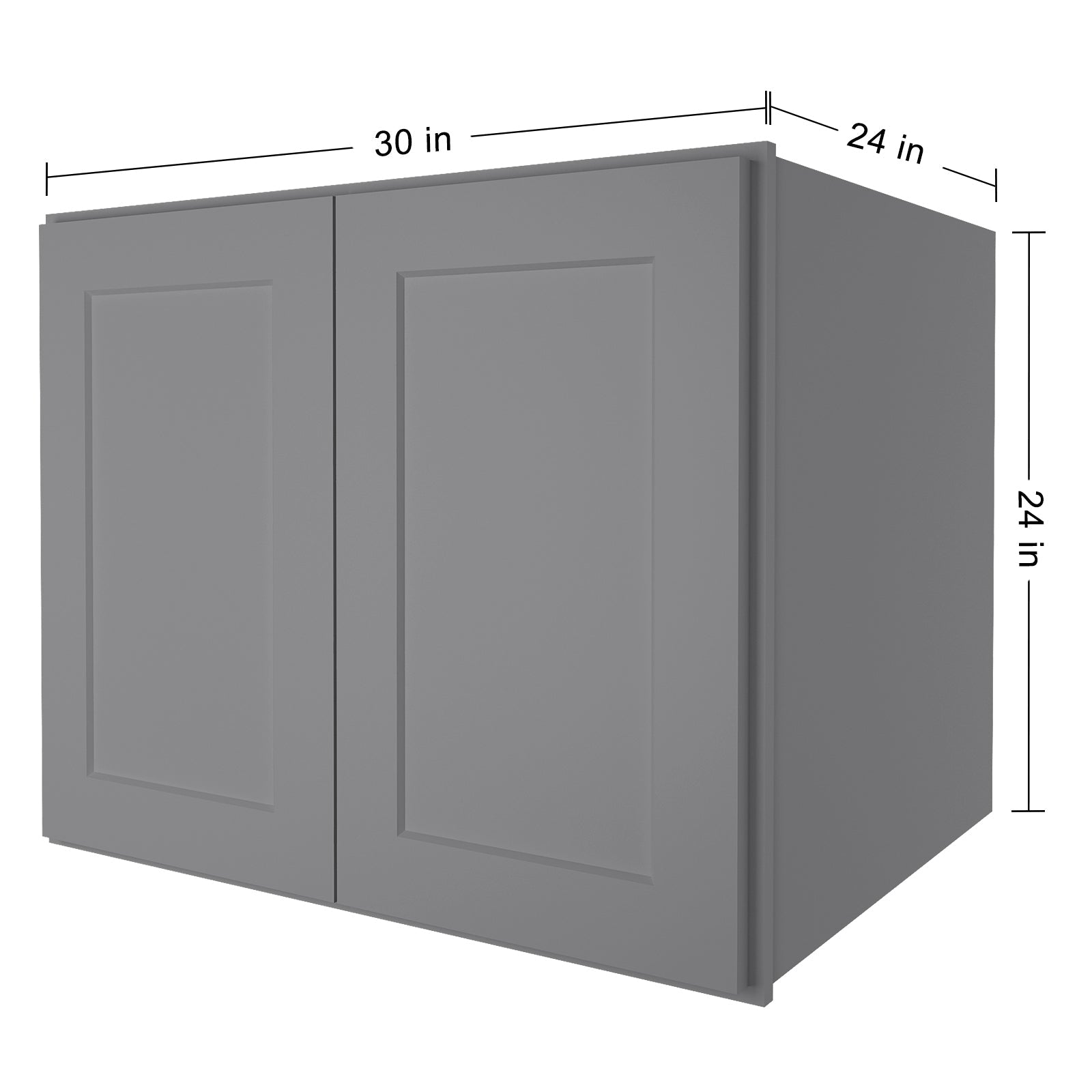24"D*30"W*24"H Birch Solid Wood Medicine Cabinet Wall Mounted W302424