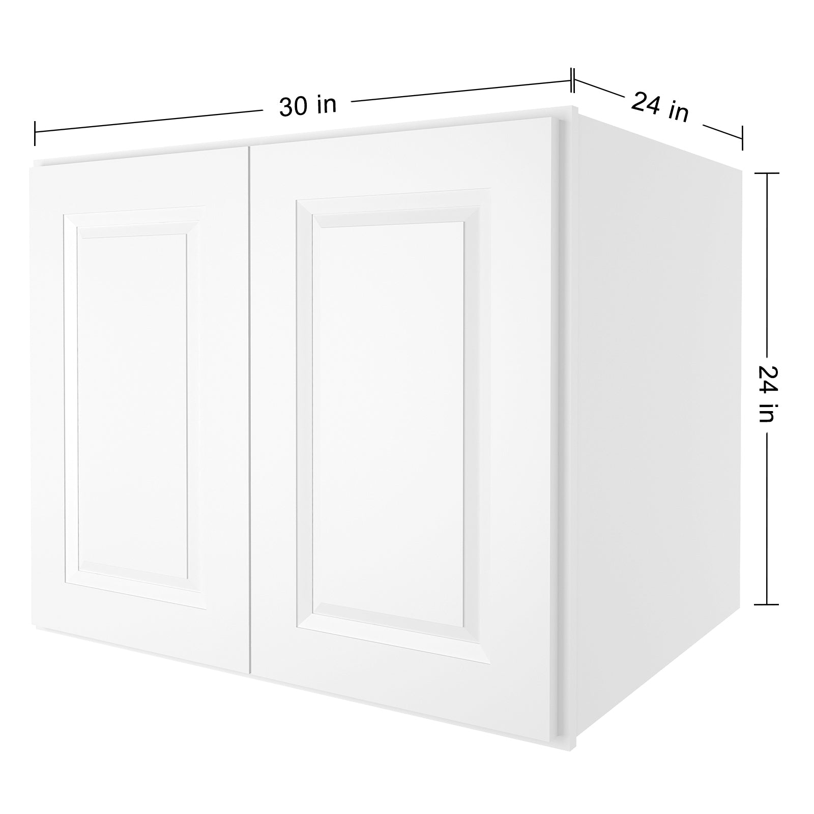 24"D*30"W*24"H Birch Solid Wood Medicine Cabinet Wall Mounted W302424