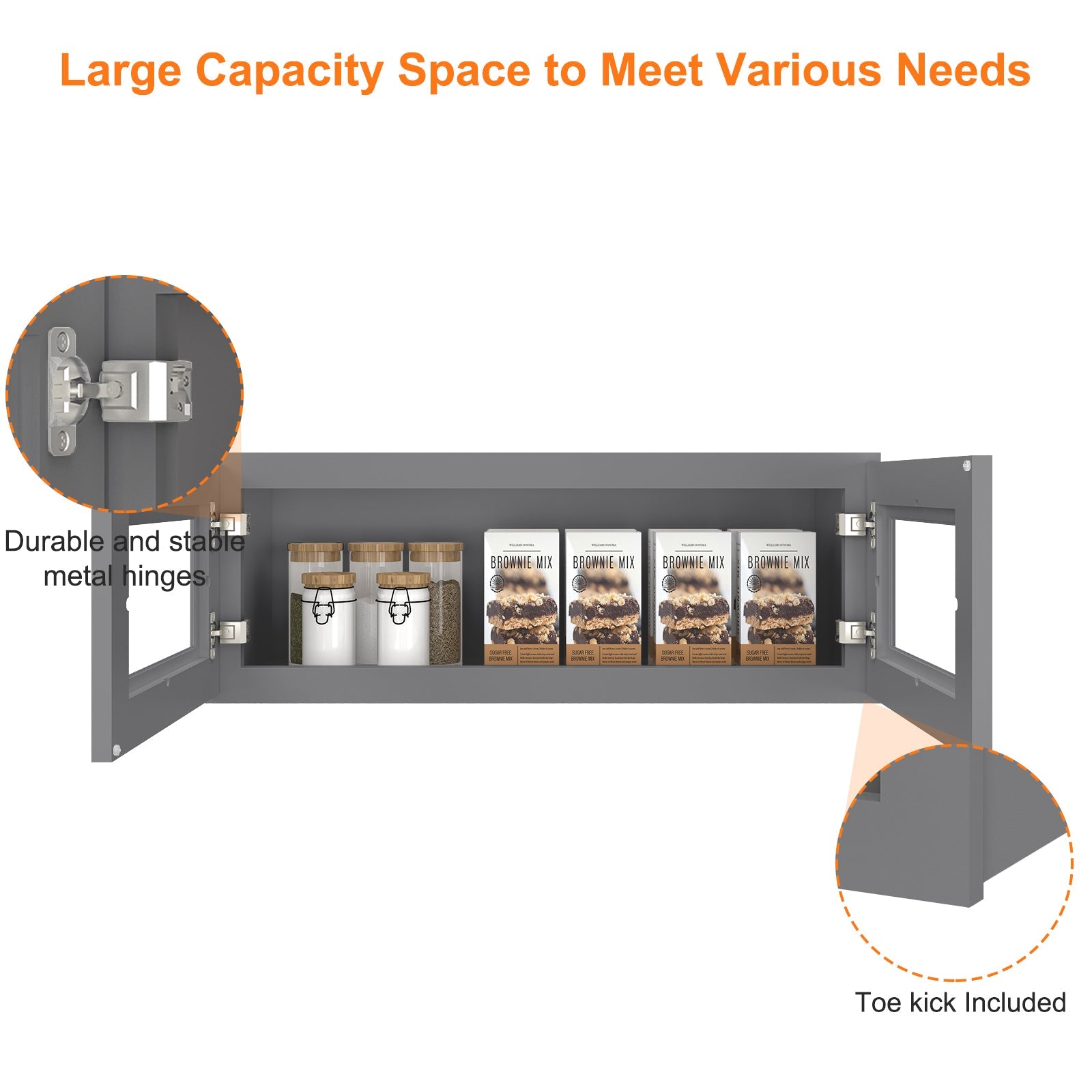 12"D*33"W*12"H Birch Solid Wood Medicine Cabinet Wall Mounted W3312GD