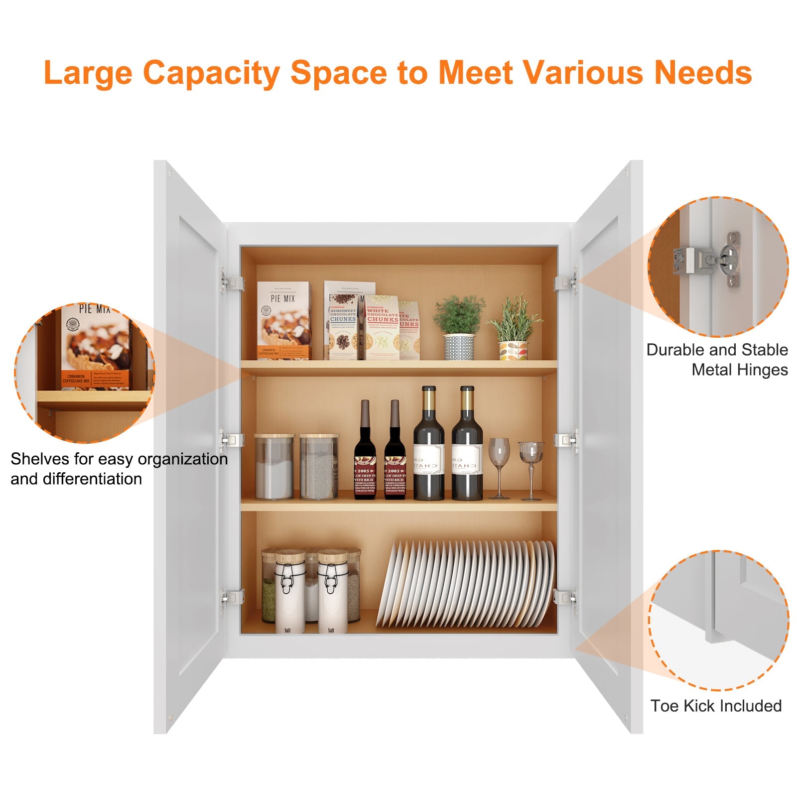 12"D*33"W*36"H Birch Solid Wood Medicine Cabinet Wall Mounted  W3336