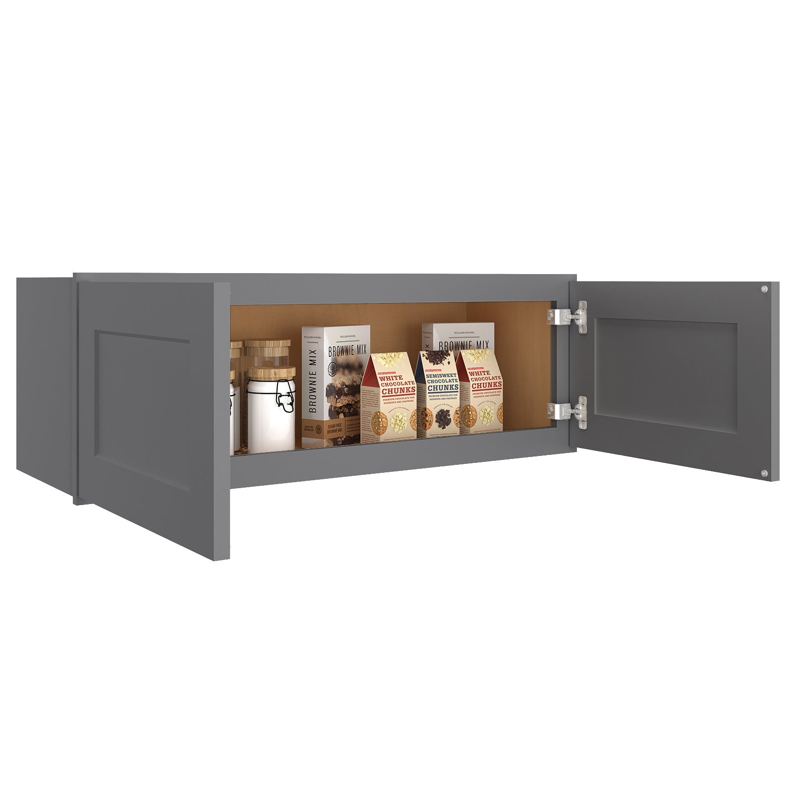 24"D*36"W*12"H Birch Solid Wood Medicine Cabinet Wall Mounted W3612