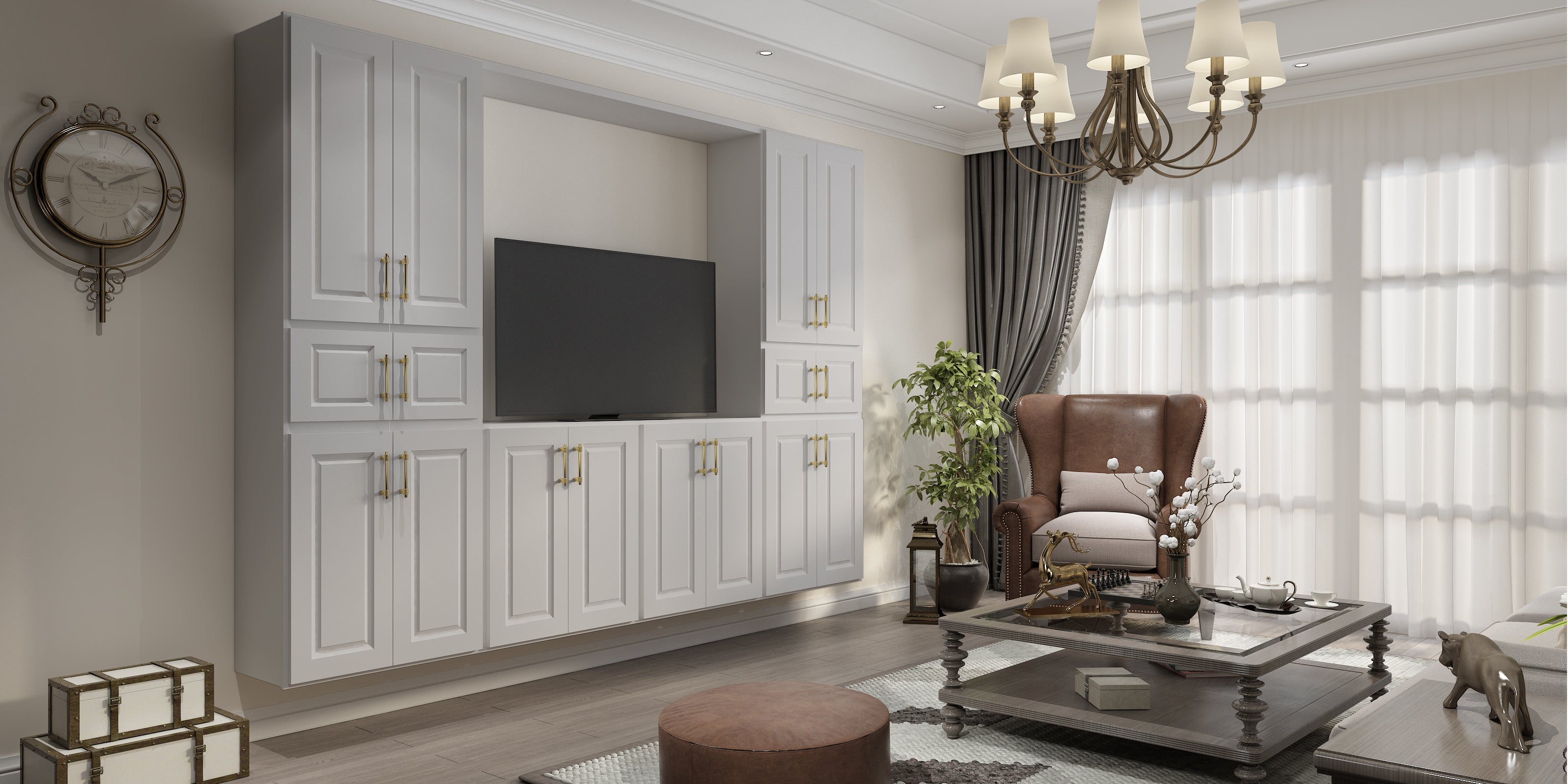 24"D*36"W*12"H Birch Solid Wood Medicine Cabinet Wall Mounted W3612