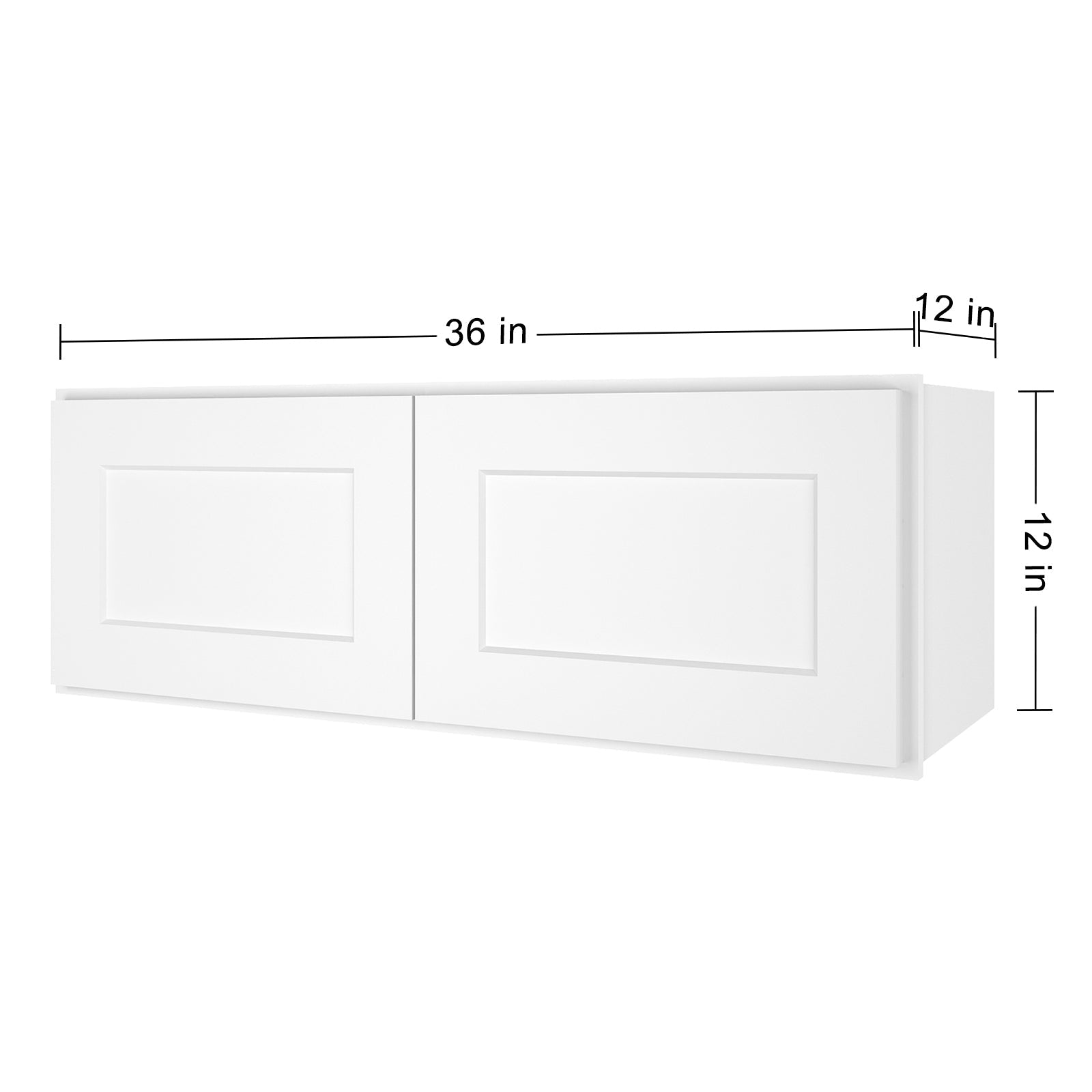 24"D*36"W*12"H Birch Solid Wood Medicine Cabinet Wall Mounted W3612