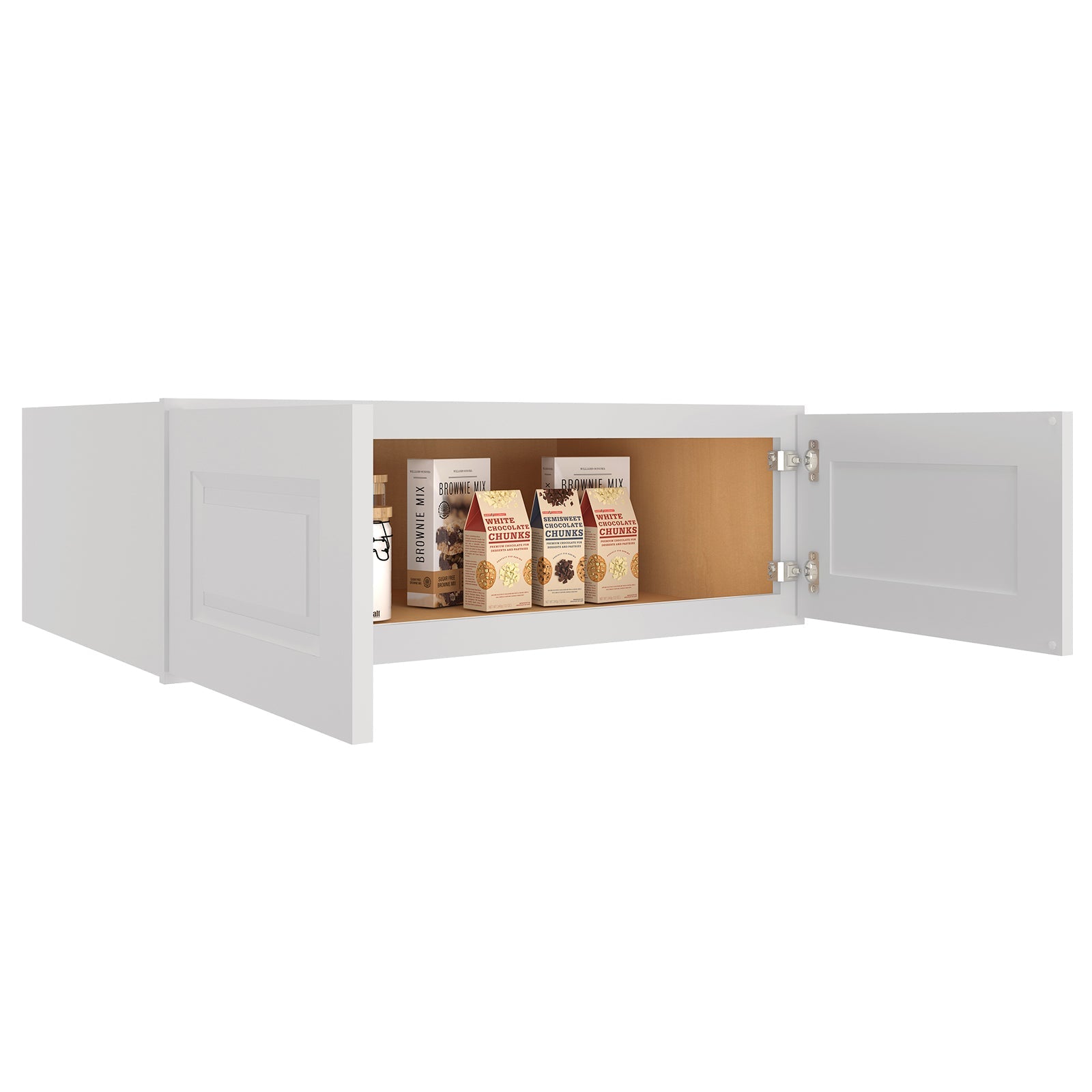 24"D*36"W*12"H Birch Solid Wood Medicine Cabinet Wall Mounted W361224