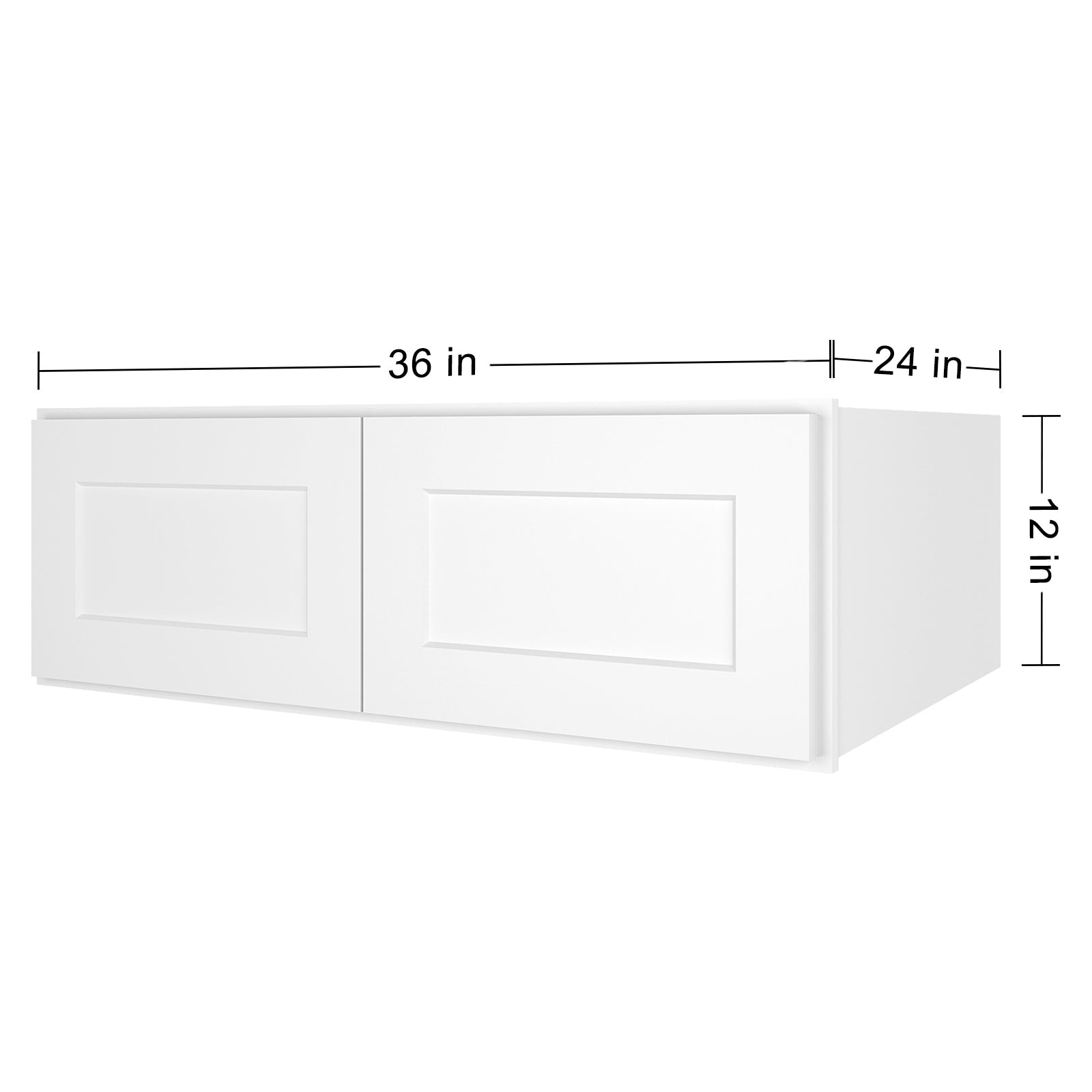 24"D*36"W*12"H Birch Solid Wood Medicine Cabinet Wall Mounted W361224