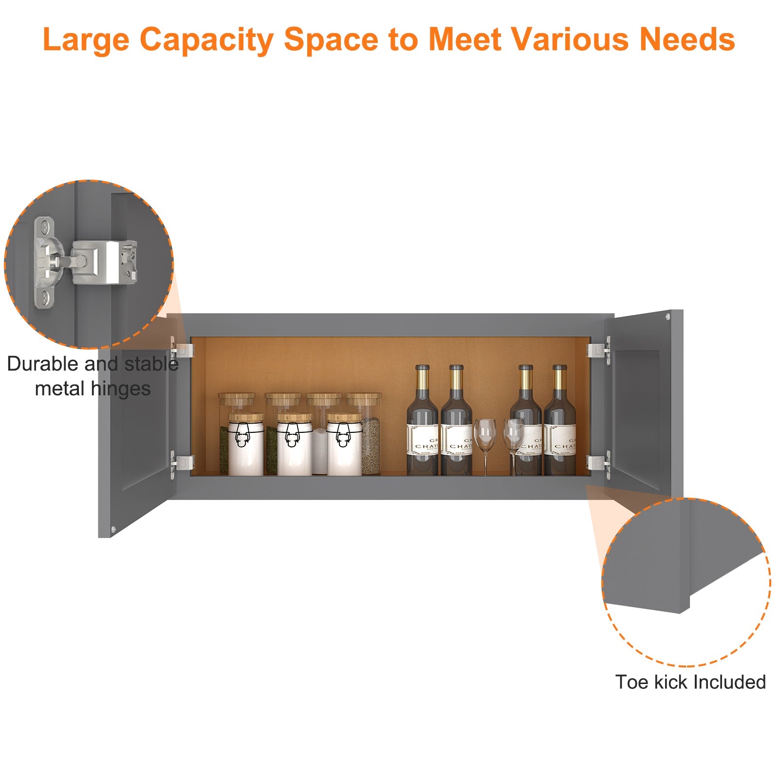 12"D*36"W*15"H Birch Solid Wood Medicine Cabinet Wall Mounted W3615