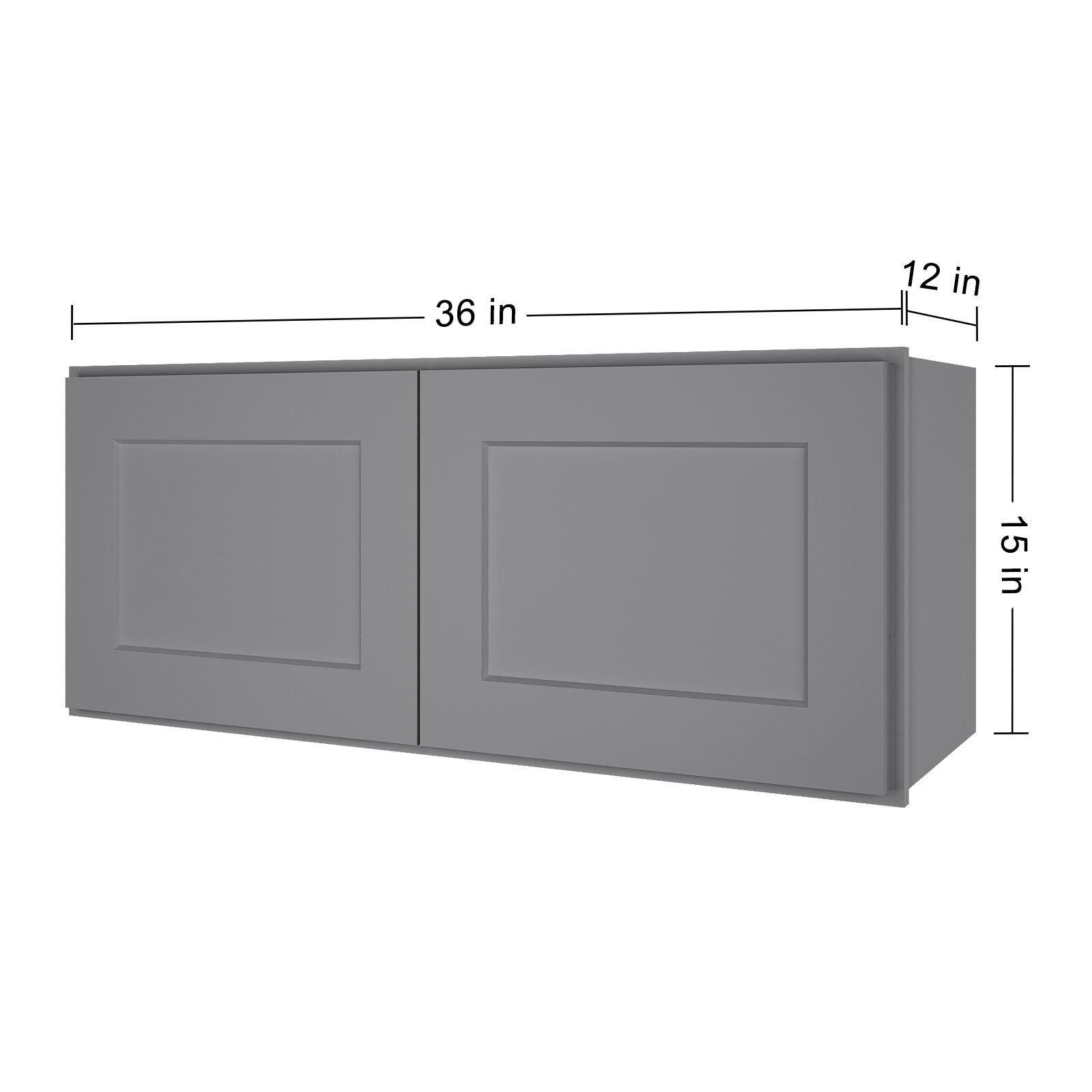 12"D*36"W*15"H Birch Solid Wood Medicine Cabinet Wall Mounted W3615