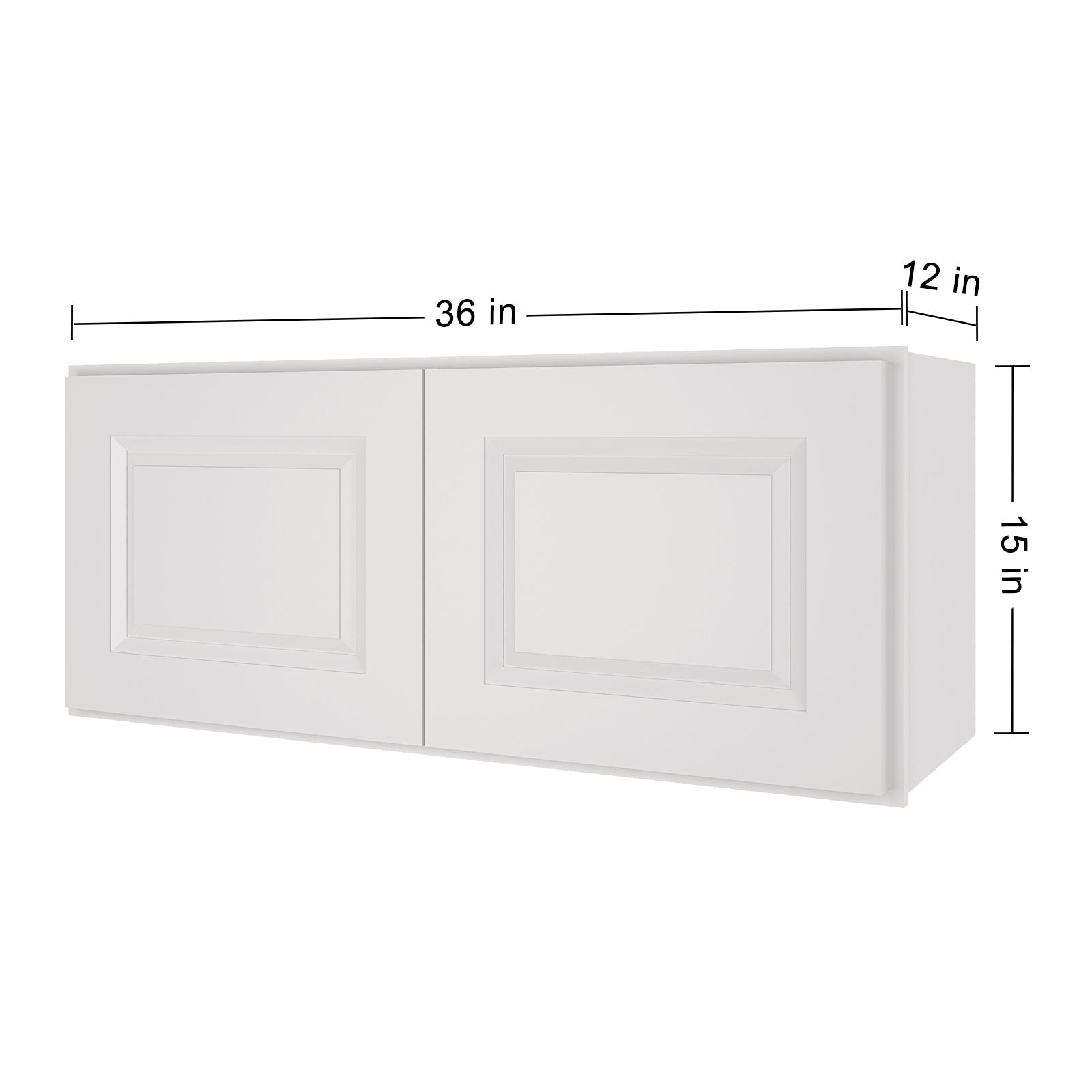 12"D*36"W*15"H Birch Solid Wood Medicine Cabinet Wall Mounted W3615