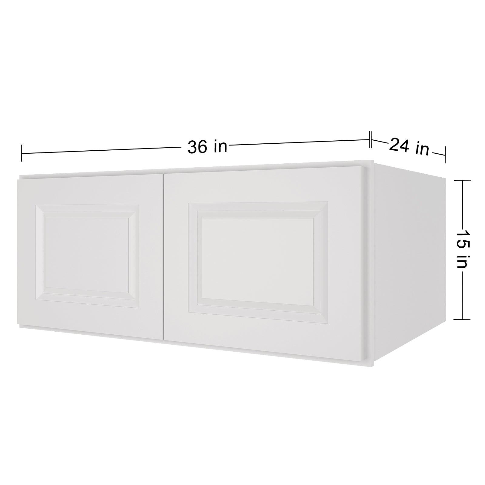 24"D*36"W*15"H Birch Solid Wood Medicine Cabinet Wall Mounted W361524