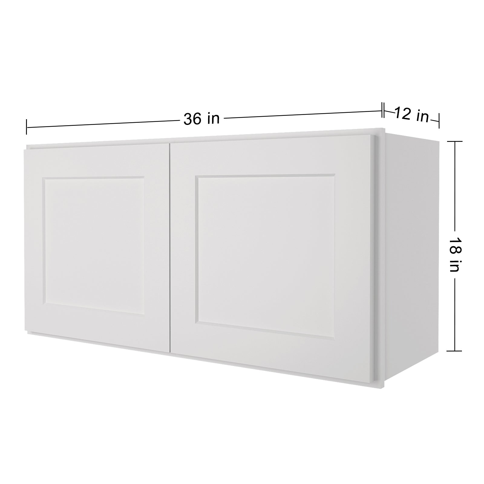 12"D*36"W*18"H Birch Solid Wood Medicine Cabinet Wall Mounted W3618