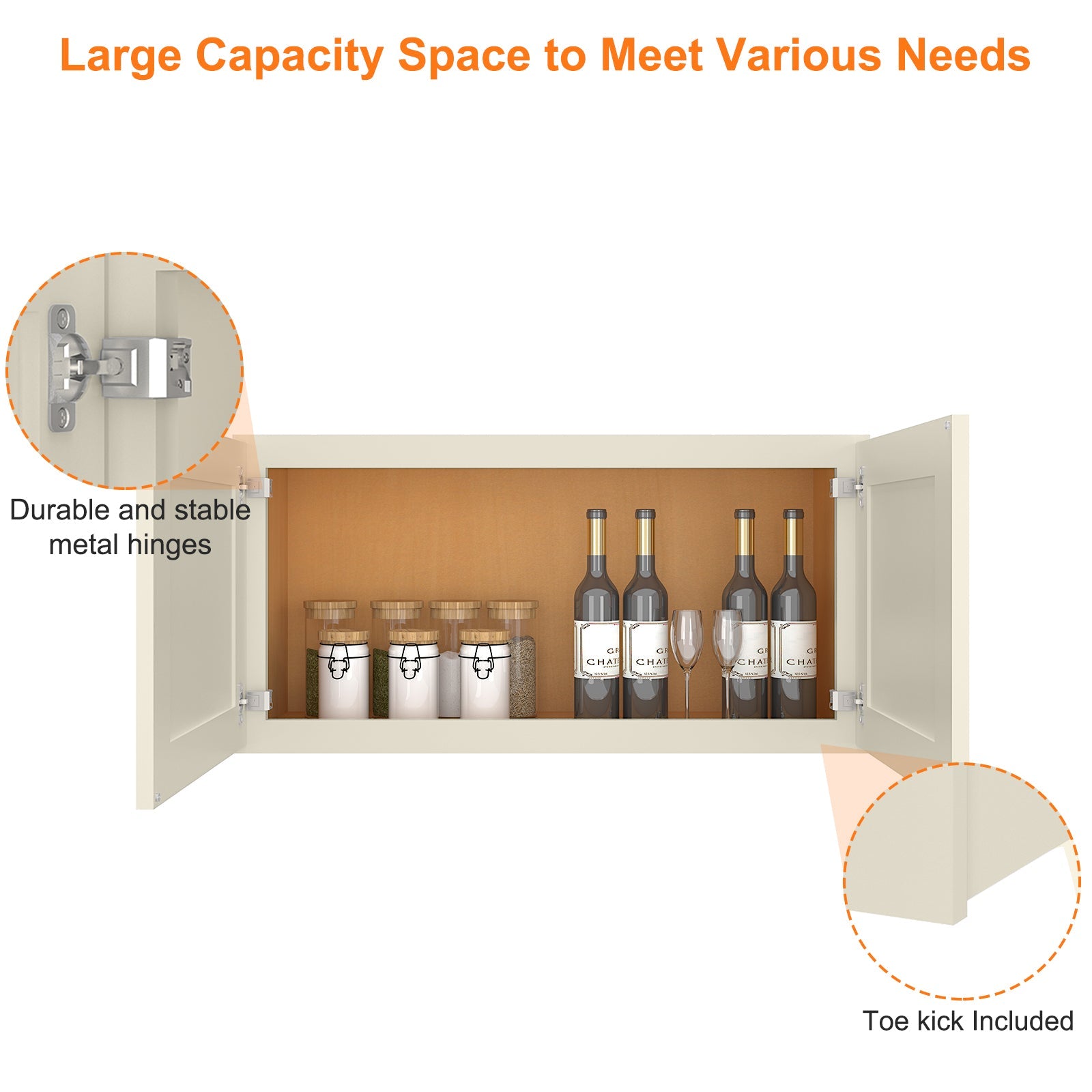 12"D*36"W*18"H Birch Solid Wood Medicine Cabinet Wall Mounted W3618