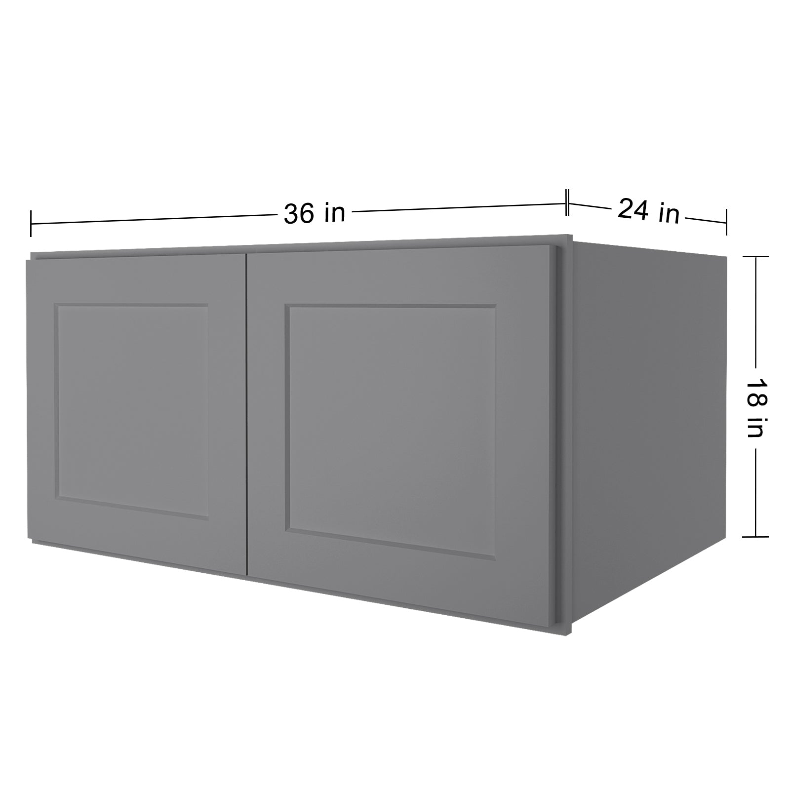24"D*36"W*18"H Birch Solid Wood Medicine Cabinet Wall Mounted W361824