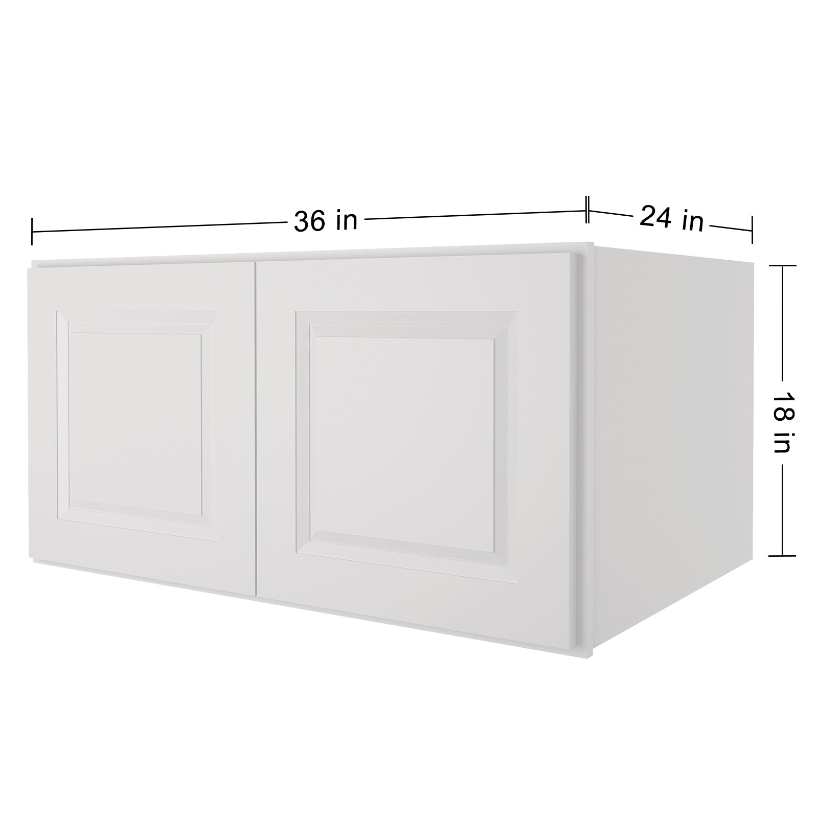 24"D*36"W*18"H Birch Solid Wood Medicine Cabinet Wall Mounted W361824