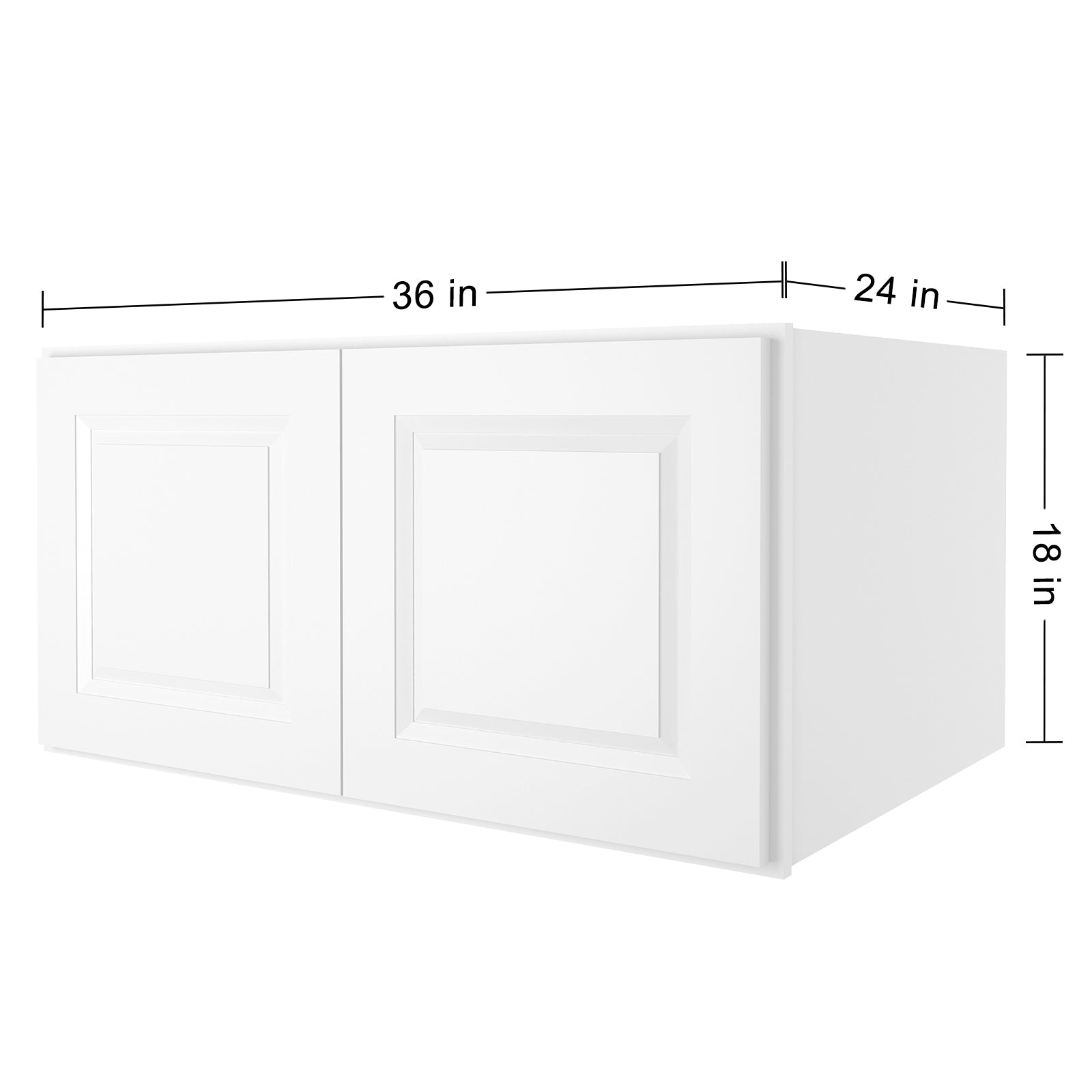 24"D*36"W*18"H Birch Solid Wood Medicine Cabinet Wall Mounted W361824