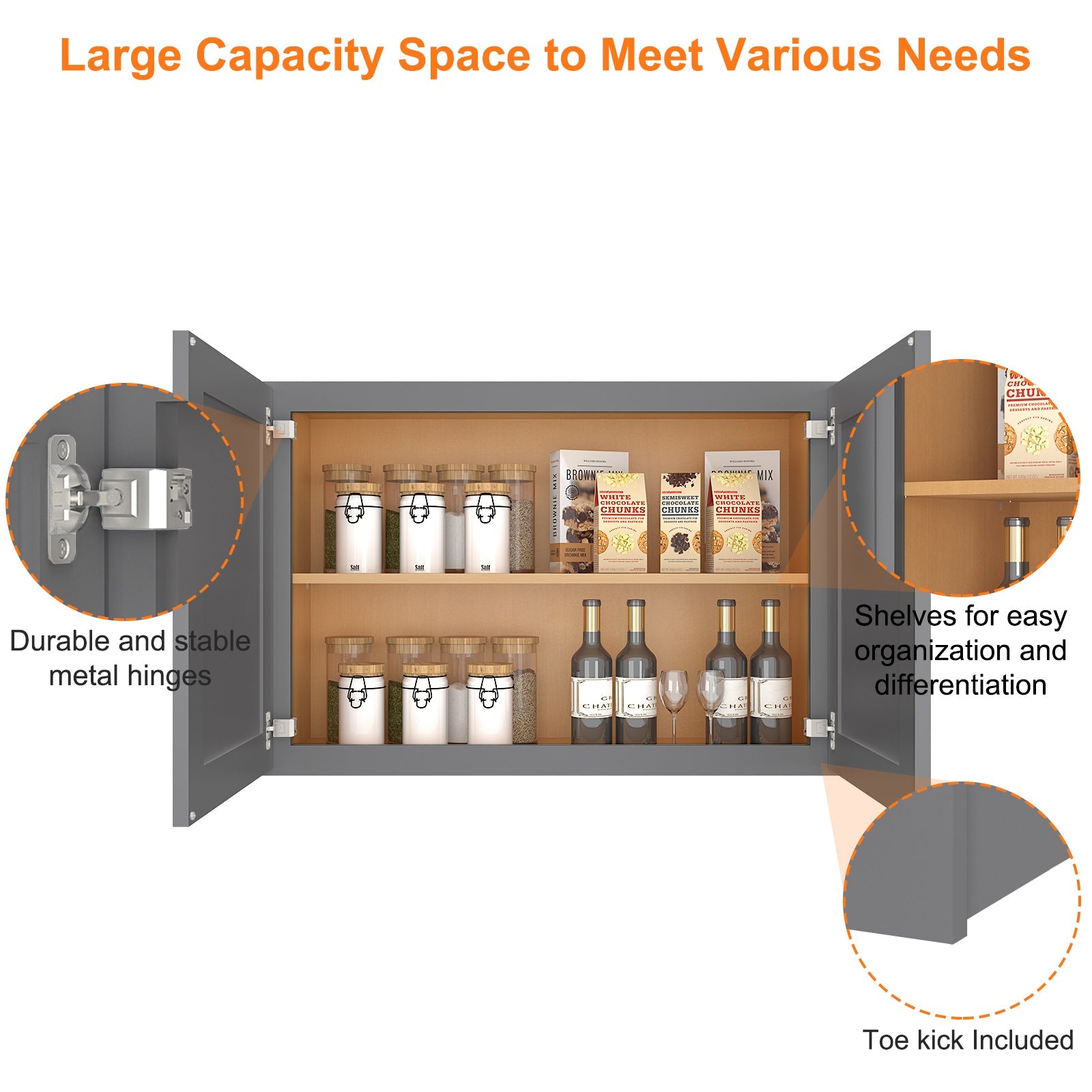 12"D*36"W*24"H Birch Solid Wood Medicine Cabinet Wall Mounted W3624