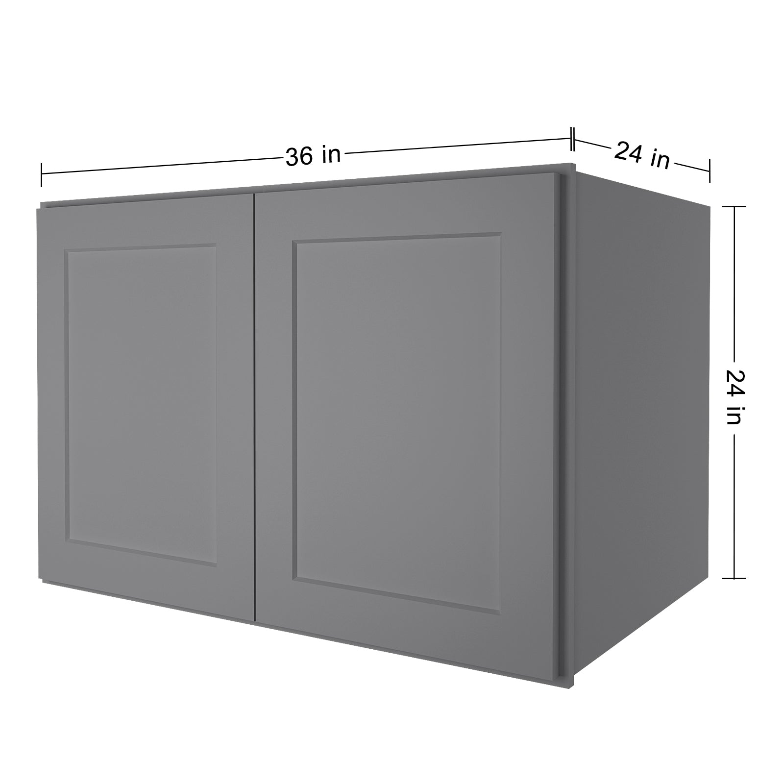 24"D*36"W*24"H Birch Solid Wood Medicine Cabinet Wall Mounted W362424