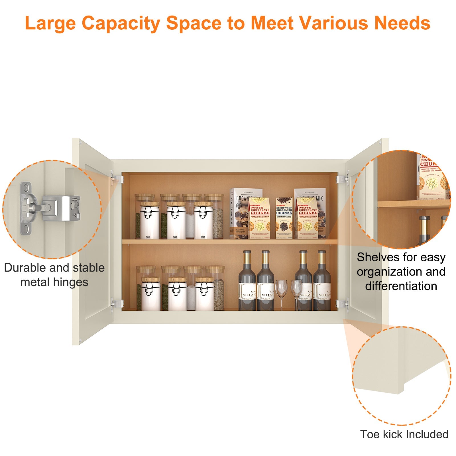 24"D*36"W*24"H Birch Solid Wood Medicine Cabinet Wall Mounted W362424