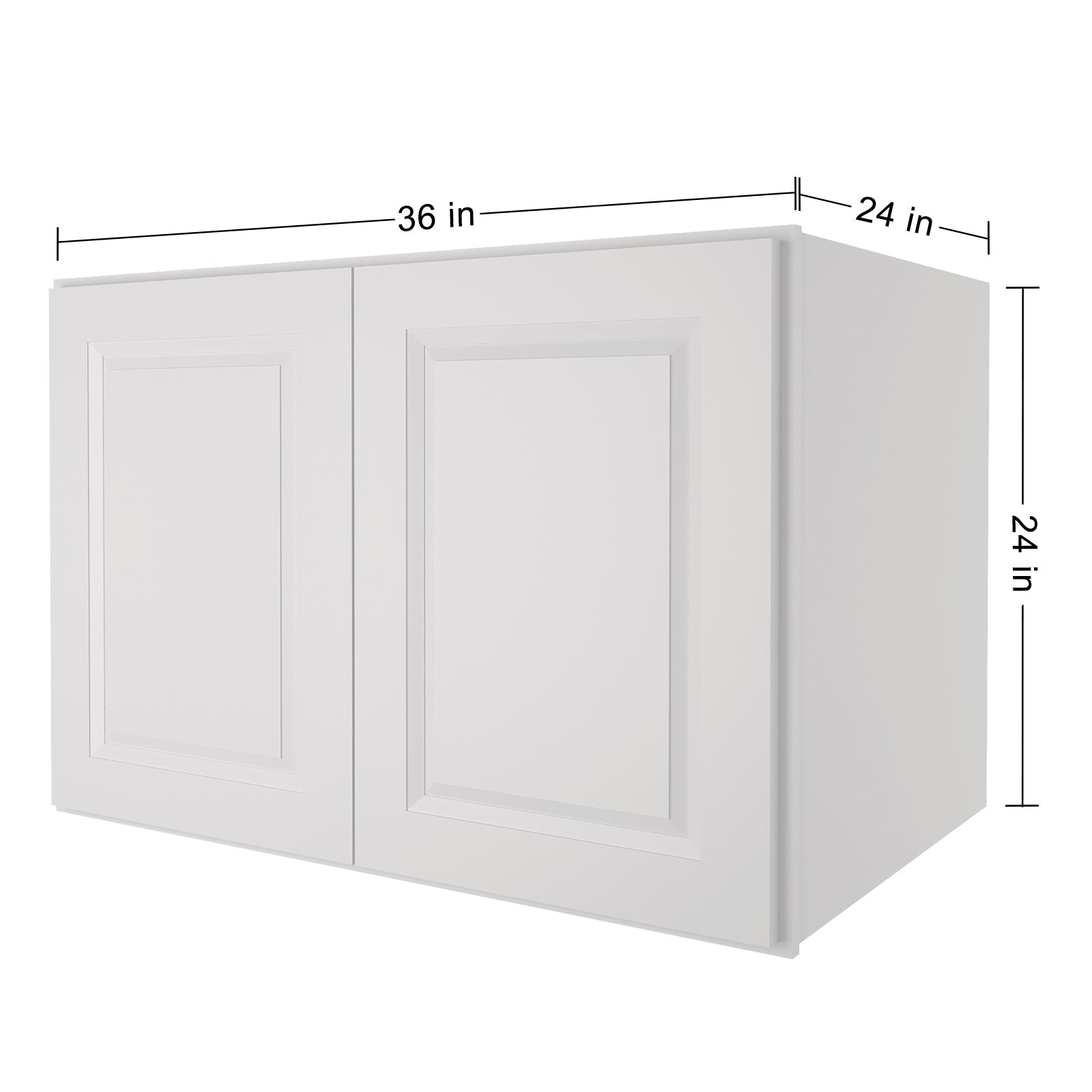 24"D*36"W*24"H Birch Solid Wood Medicine Cabinet Wall Mounted W362424