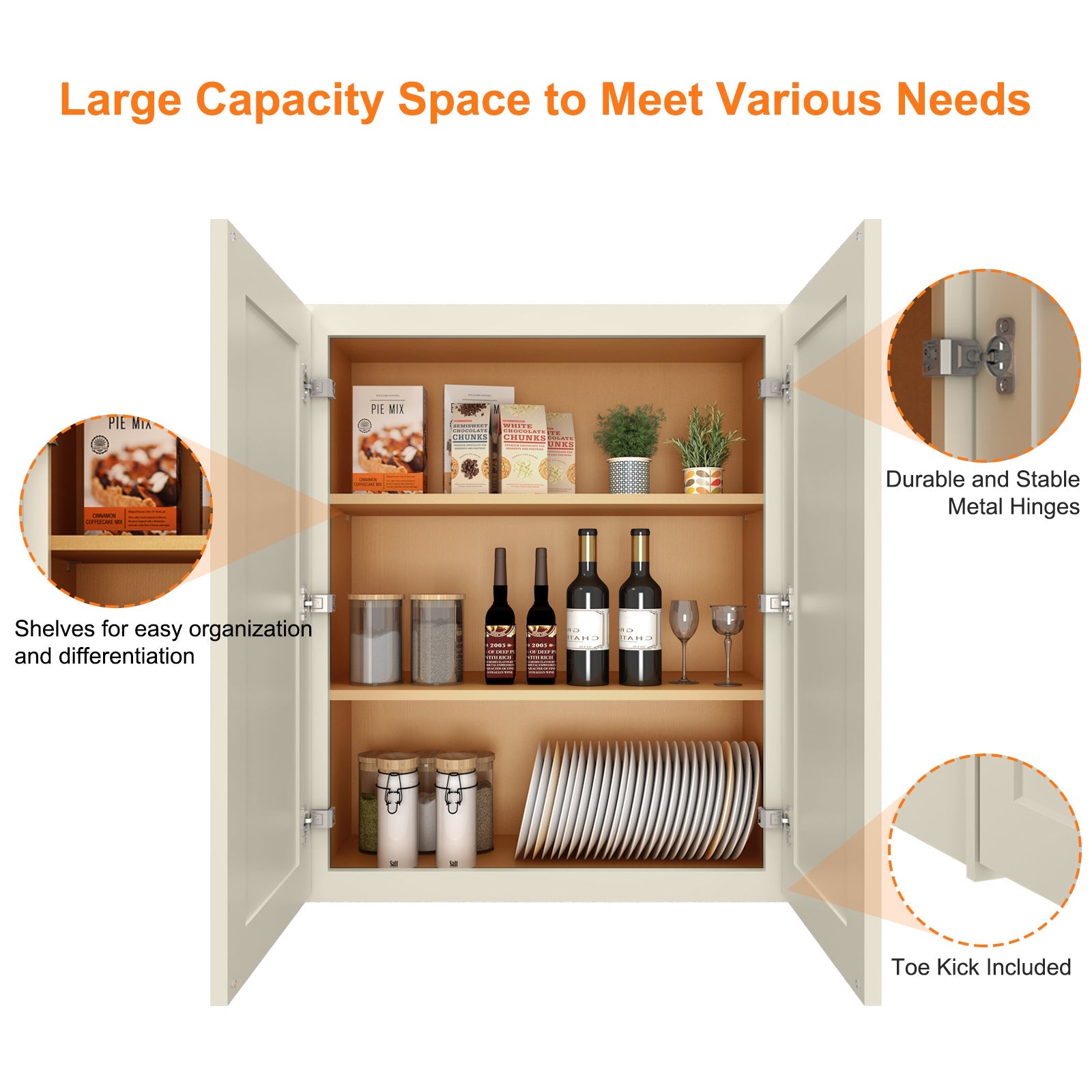 12"D*36"W*30"H Birch Solid Wood Medicine Cabinet Wall Mounted W3630